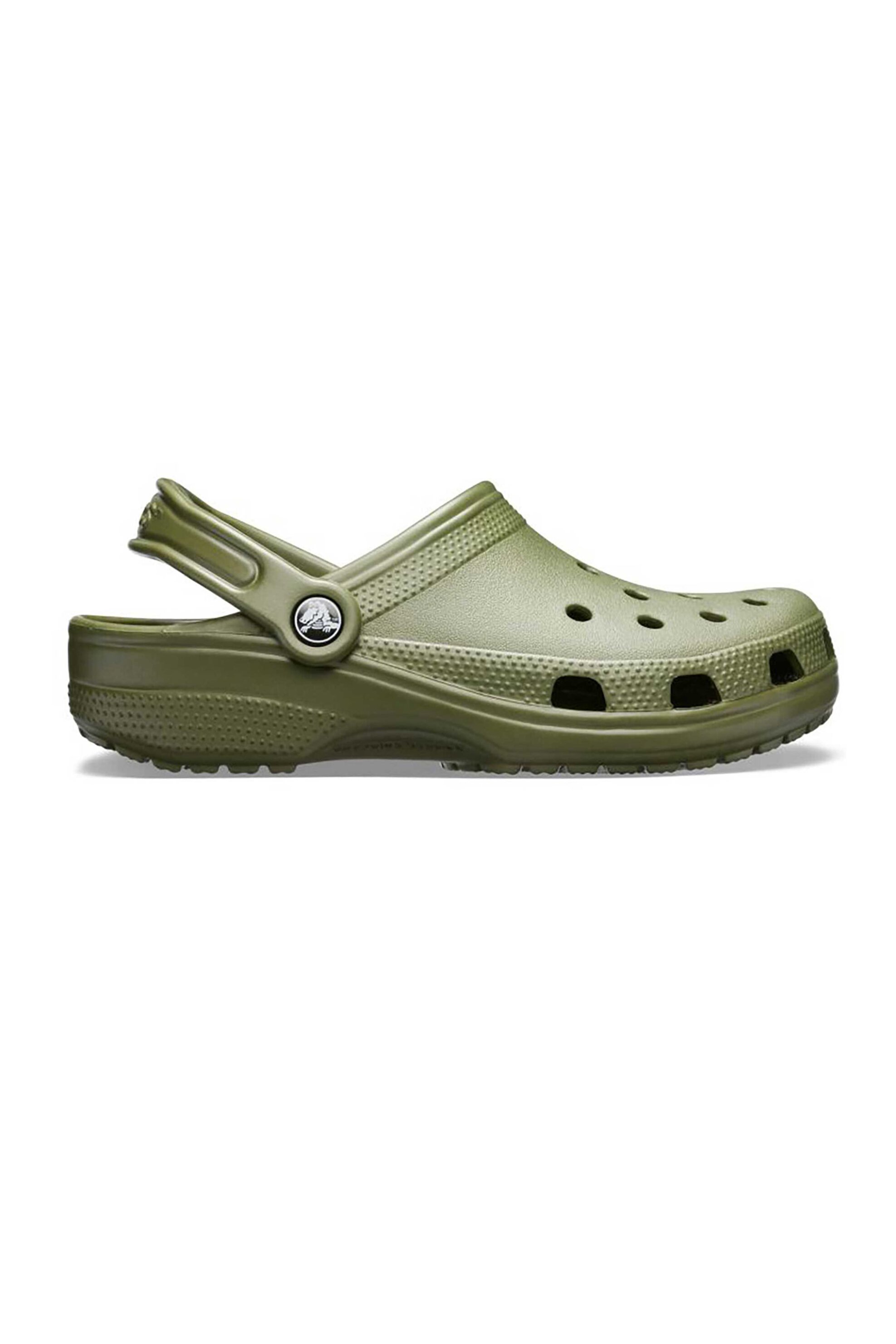 Crocs unisex clogs μονόχρωμα με διάτρητο σχέδιο "Crush" - E79700 Χακί φωτογραφία