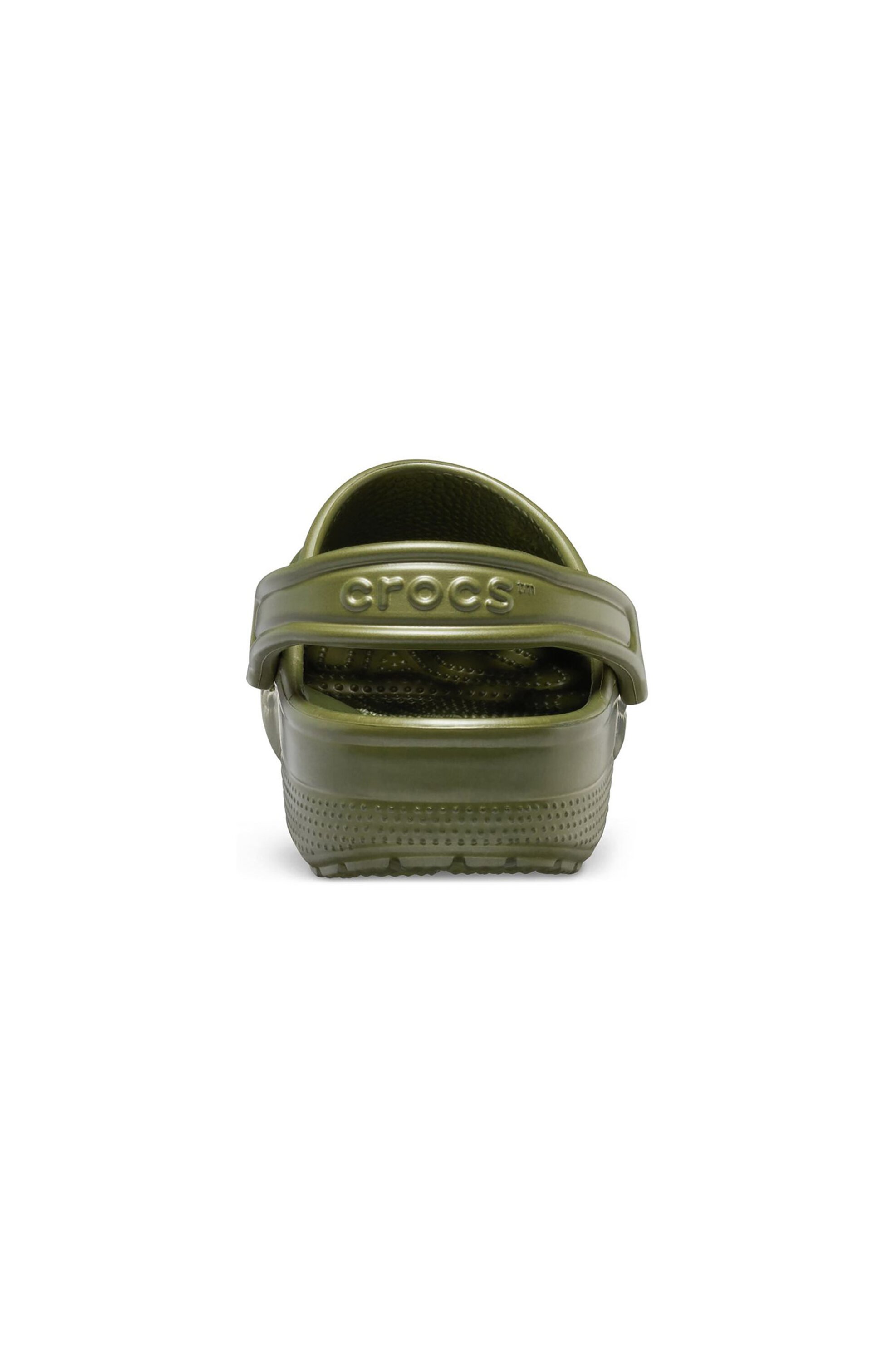 Crocs Unisex Clogs Μονόχρωμα με Διάτρητο Σχέδιο Crush - E79700 Χακί