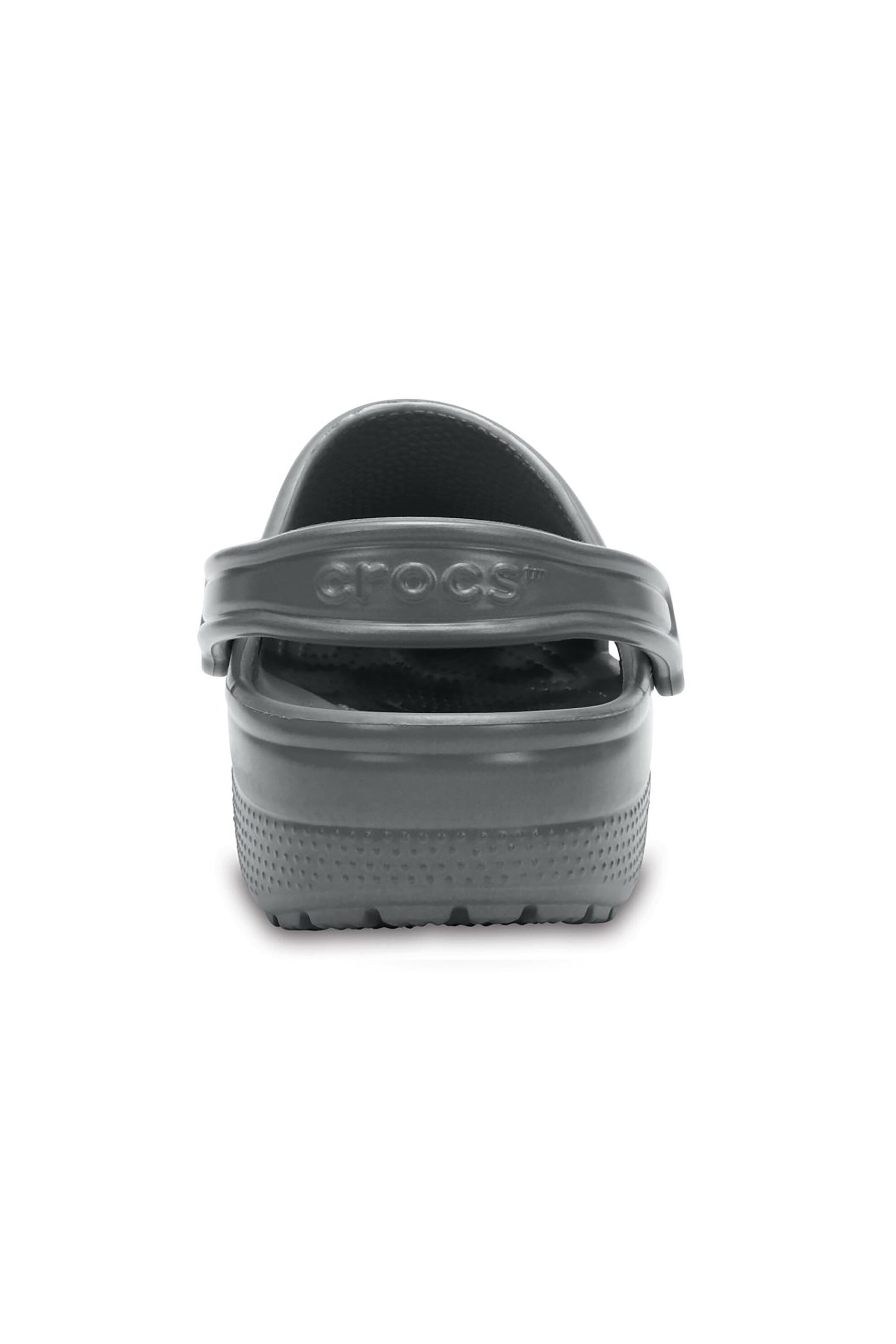 Crocs Unisex Clogs Μονόχρωμα με Διάτρητο Σχέδιο Crush - E79700 Γκρι