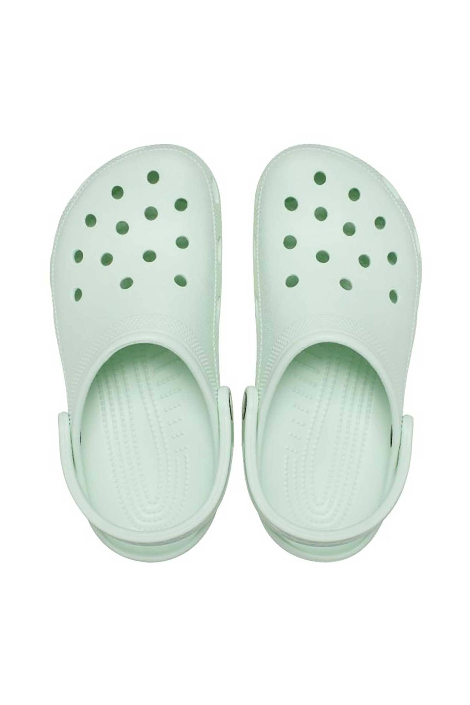 CROCS Crocs unisex clogs μονόχρωμα με διάτρητο σχέδιο "Crush" - E79700 Πράσινο Μέντας