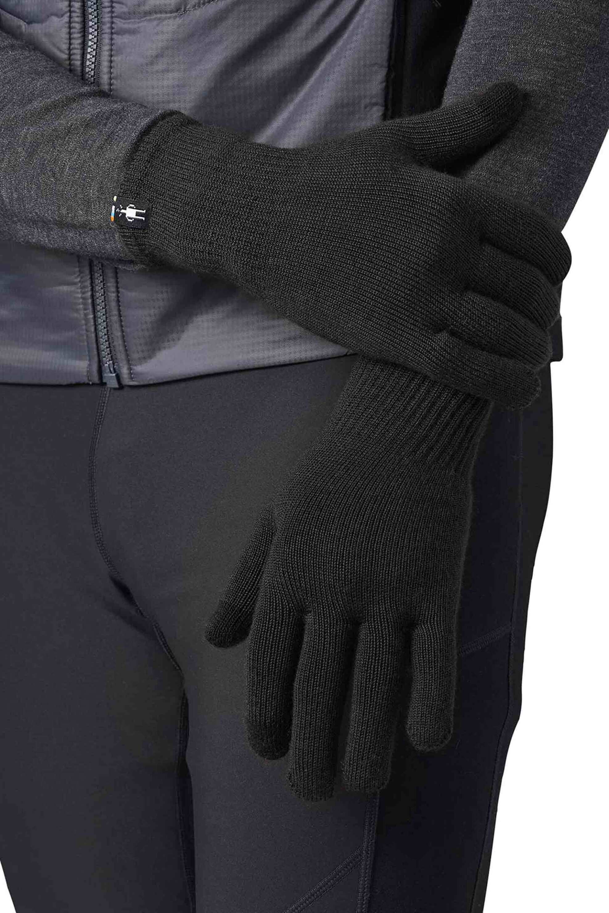 Smartwool unisex μάλλινα γάντια "Liner" - SW0115550011 Μαύρο φωτογραφία