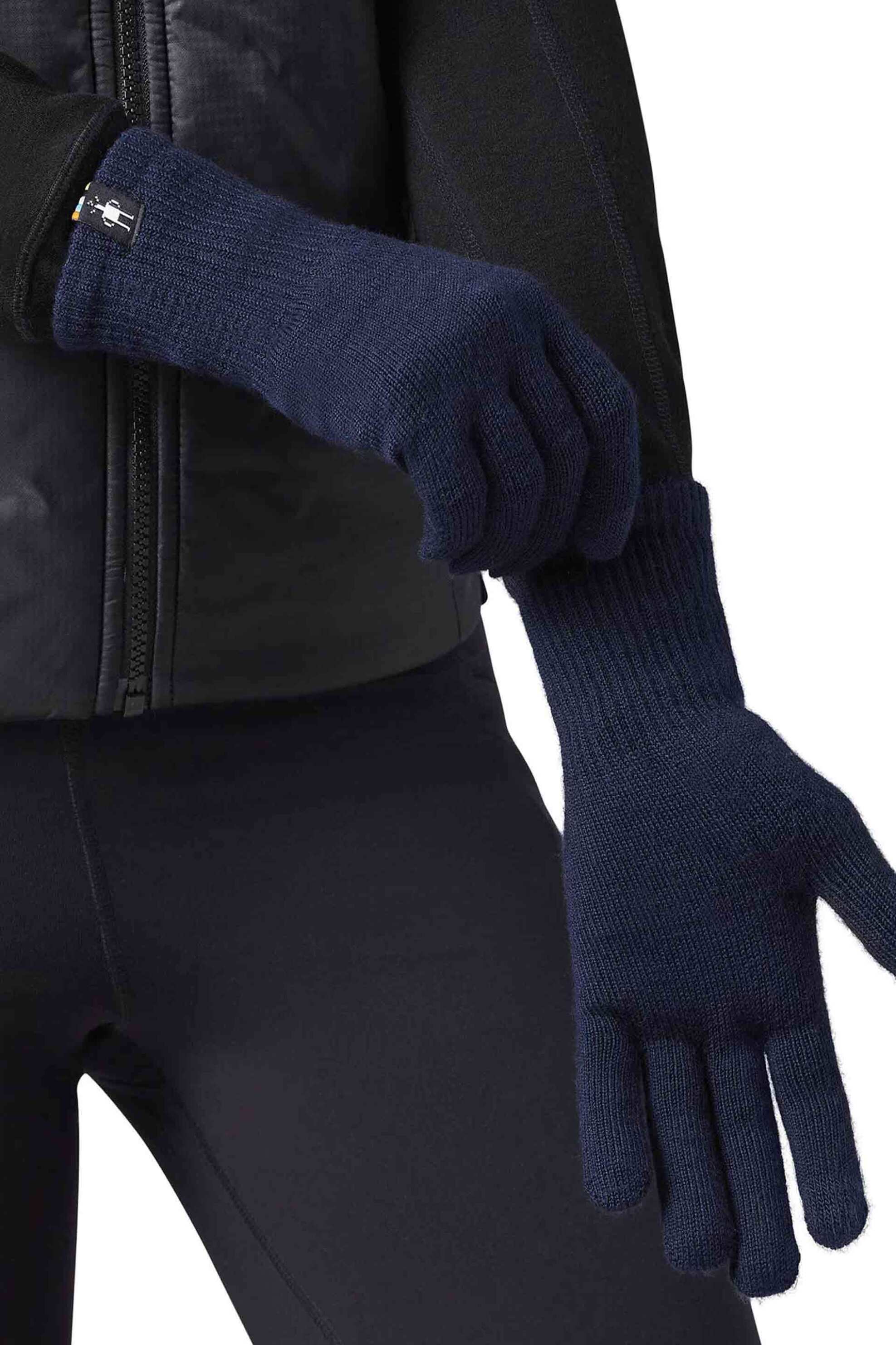 Smartwool unisex μάλλινα γάντια "Liner" - SW0115550921 Μπλε Σκούρο φωτογραφία