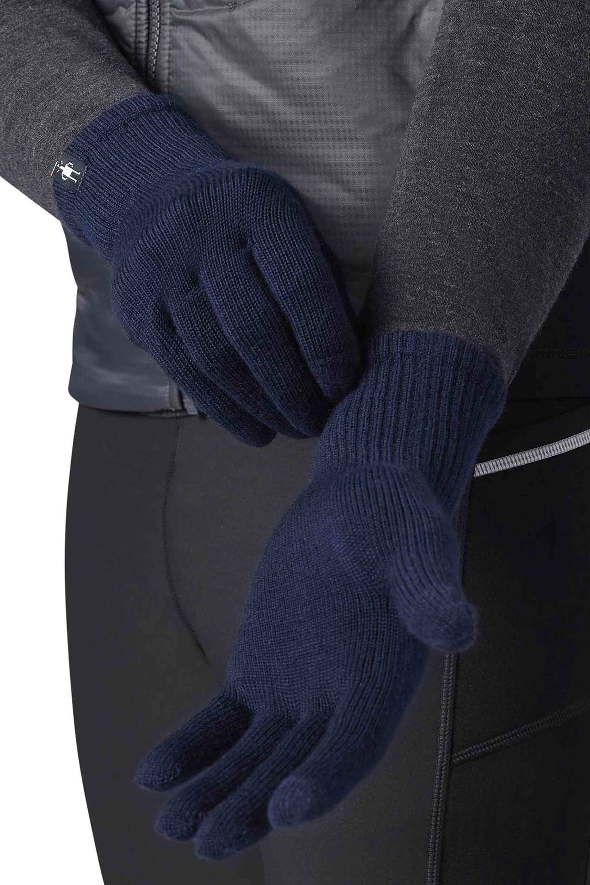 Smartwool unisex μάλλινα γάντια "Liner" - SW0115550921 Μπλε Σκούρο φωτογραφία