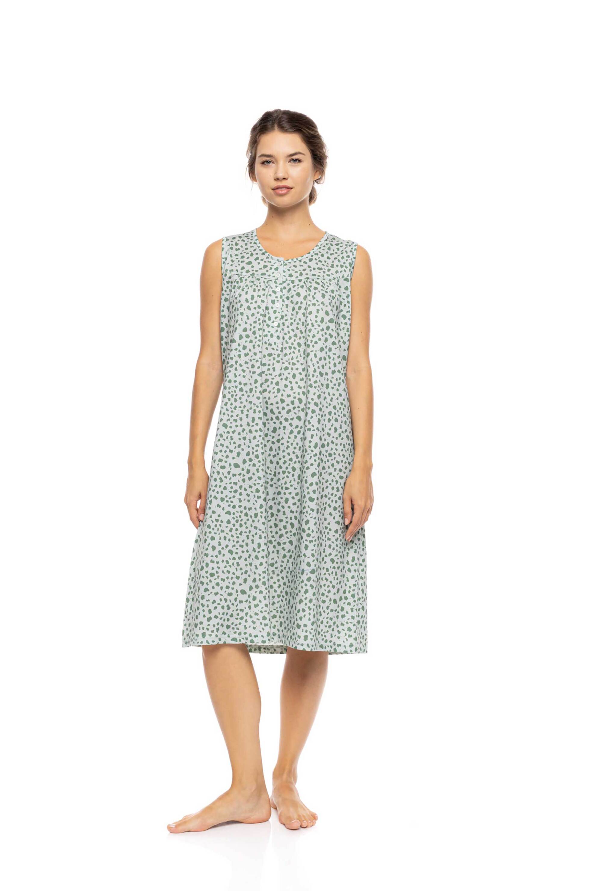 PINK LABEL Pink Label γυναικείο νυχτικό "Jade Leo" - S1575 Μπλε