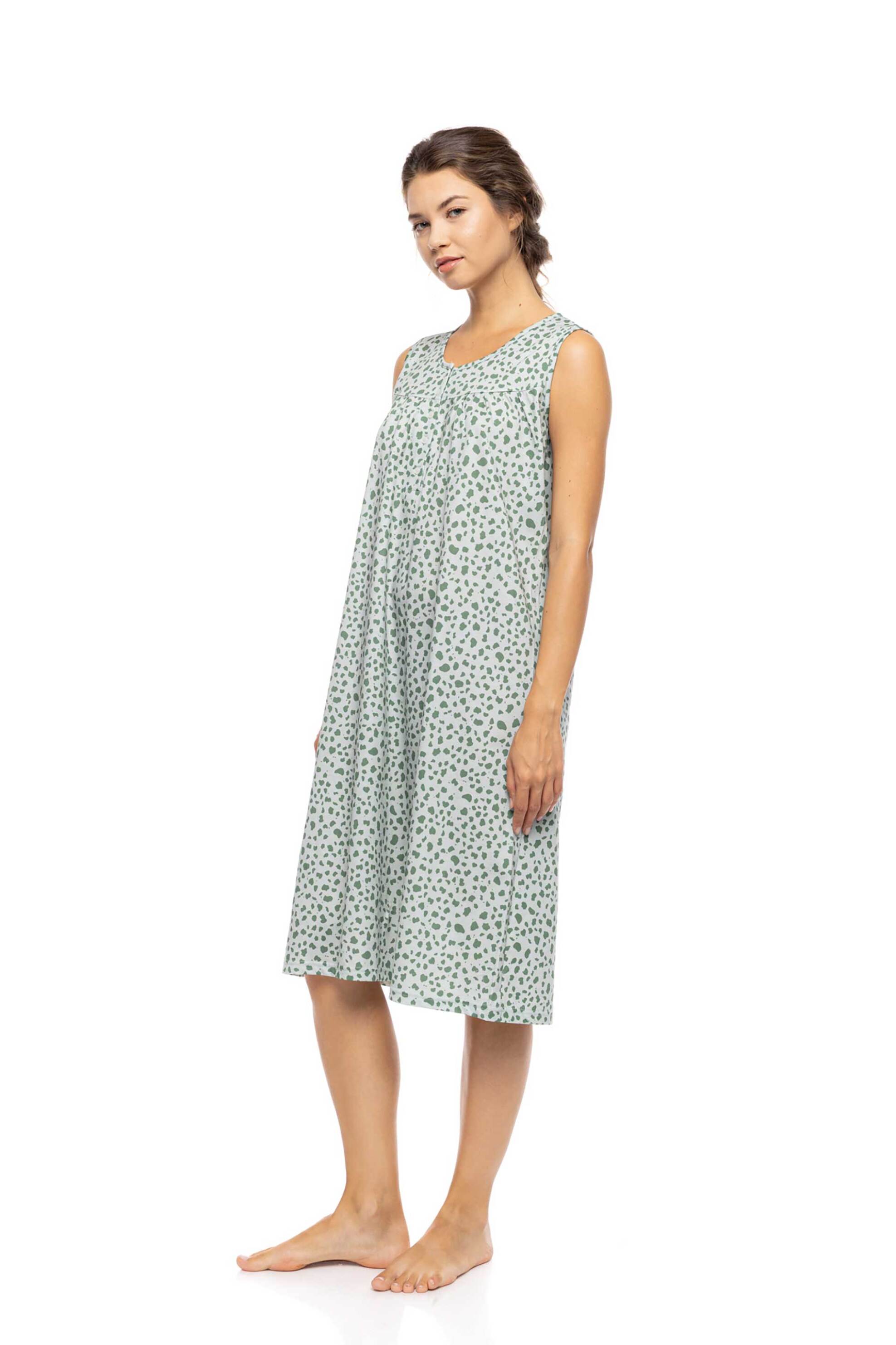 PINK LABEL Pink Label γυναικείο νυχτικό "Jade Leo" - S1575 Μπλε - 2