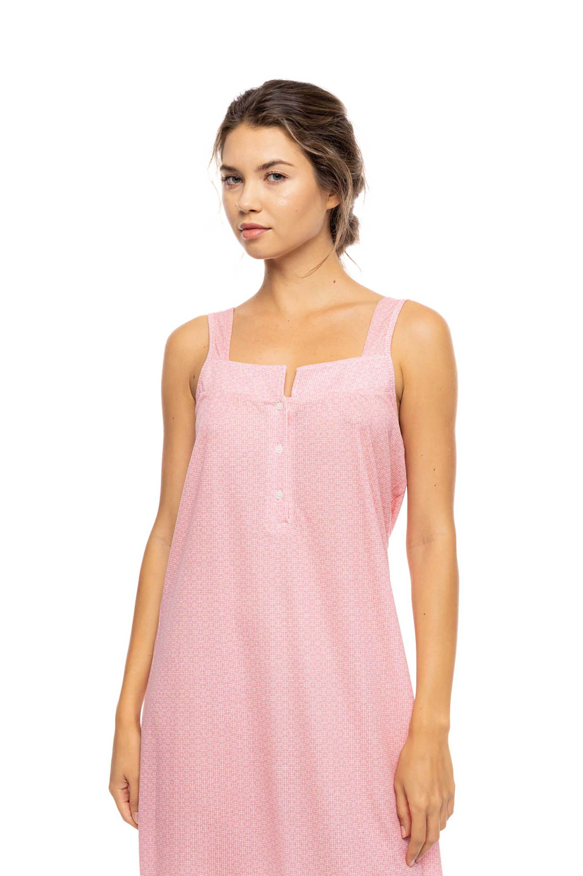 Pink Label γυναικείο νυχτικό "Summer Geo" - S1586 Ροζ φωτογραφία