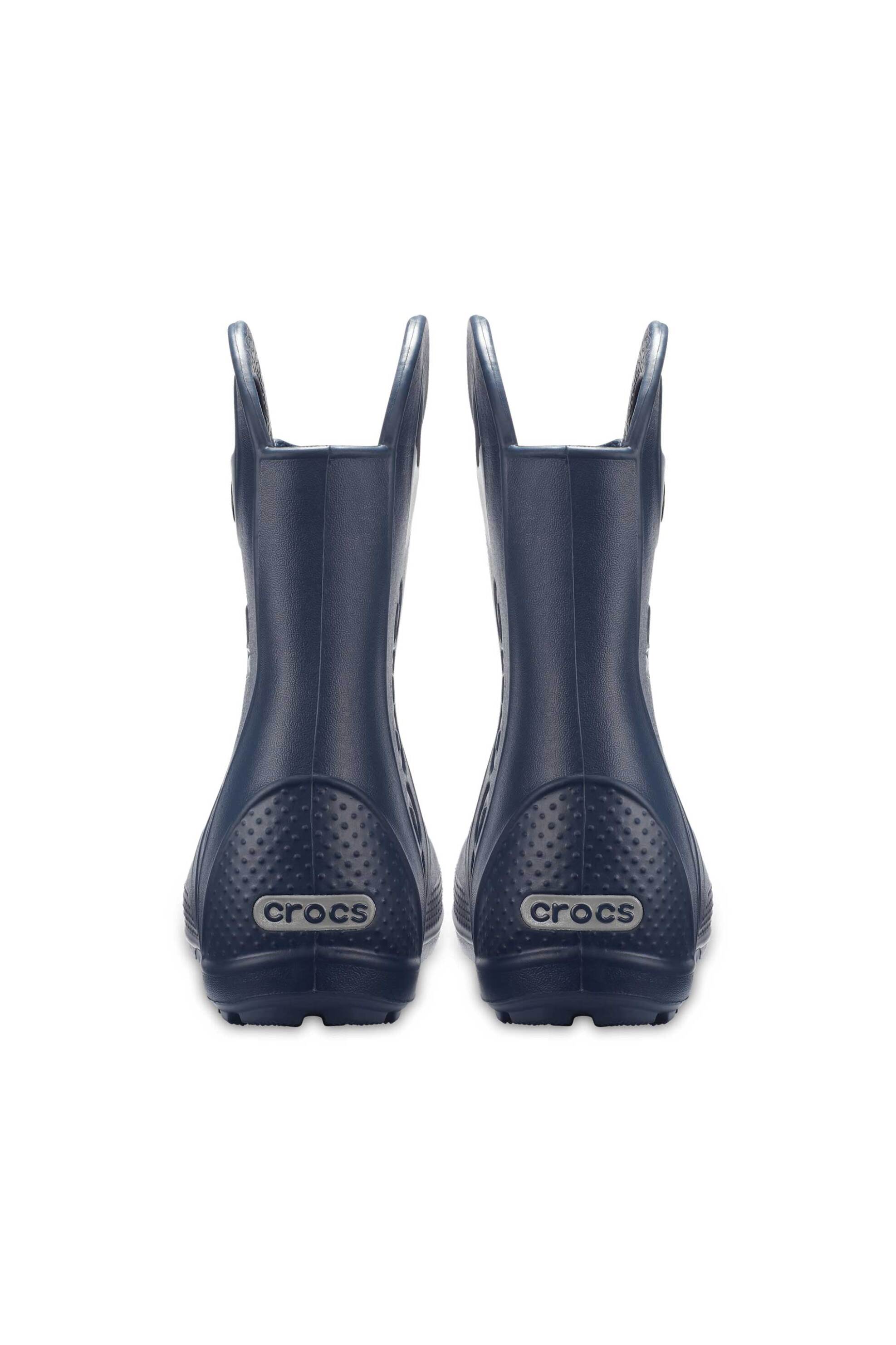 Crocs παιδικές γαλότσες με ανάγλυφο λογότυπο "Handle It" - E66007 Μπλε Σκούρο φωτογραφία