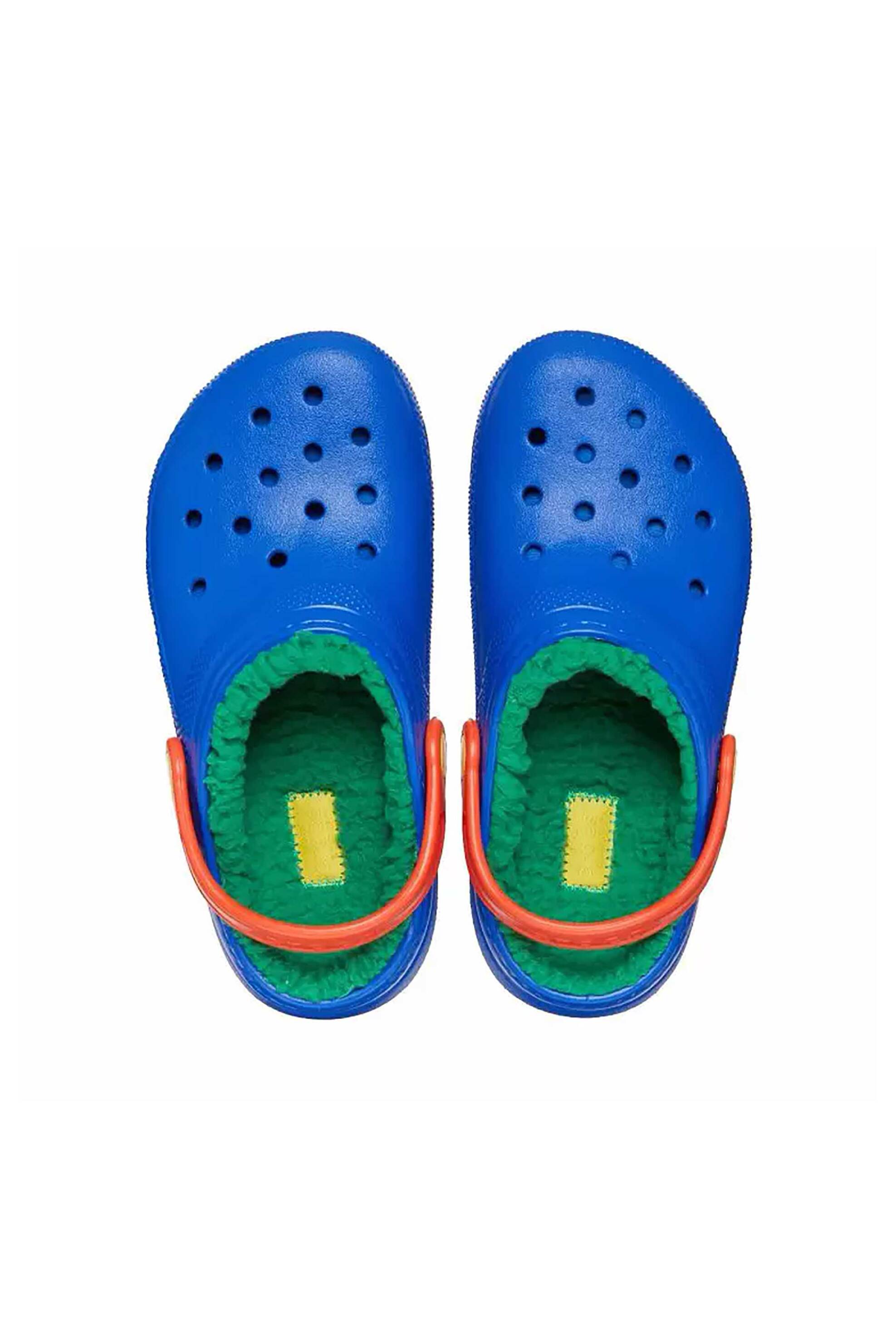 CROCS Crocs παιδικά clogs με επένδυση από faux γούνα "Classic Lined" - E66029 Μπλε