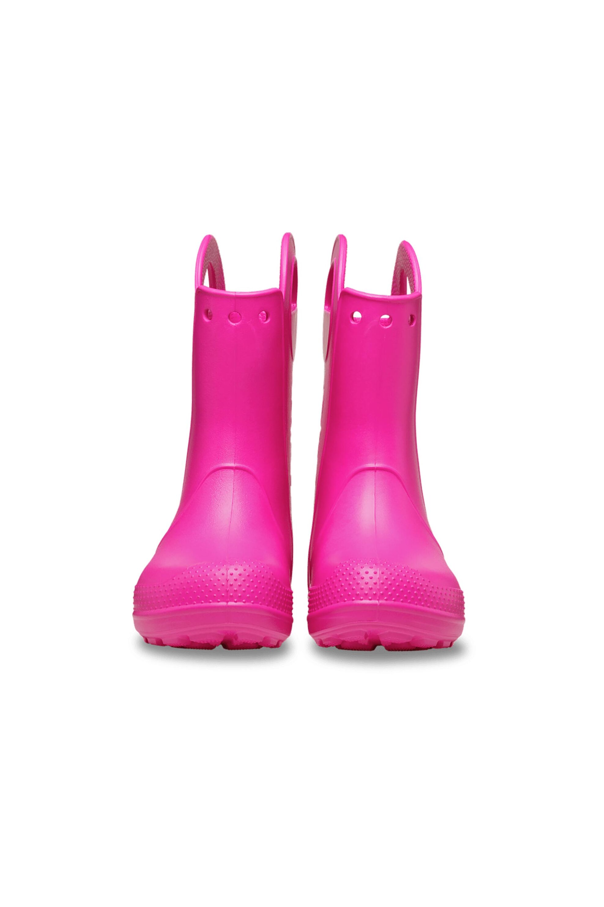 Crocs βρεφικές αδιάβροχες μπότες "Handle It Rain Boot" - E74079 Φούξια φωτογραφία
