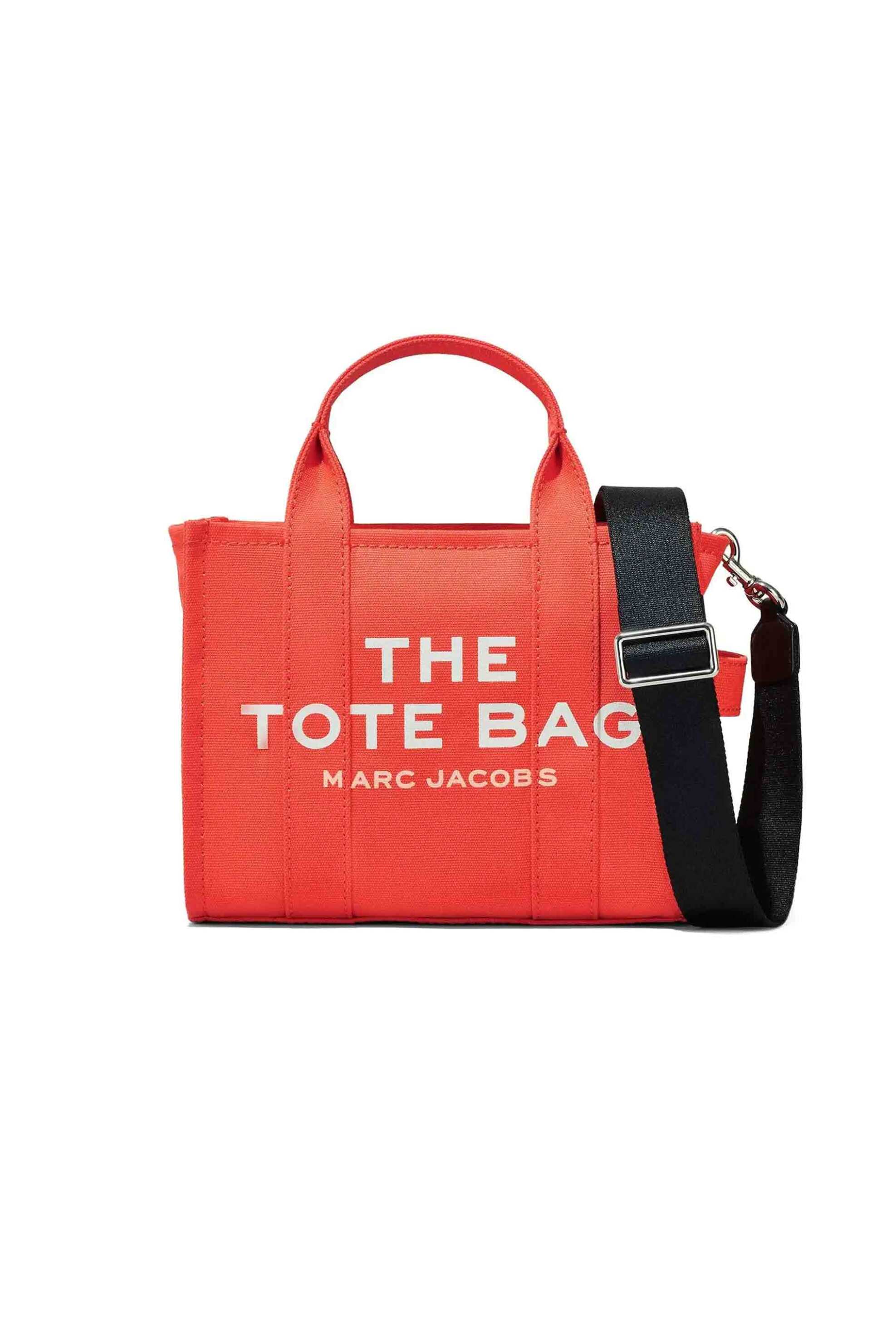 Marc Jacobs γυναικεία τσαντα χειρός με logo print "The Medium Tote" - M0016161 Κοραλί