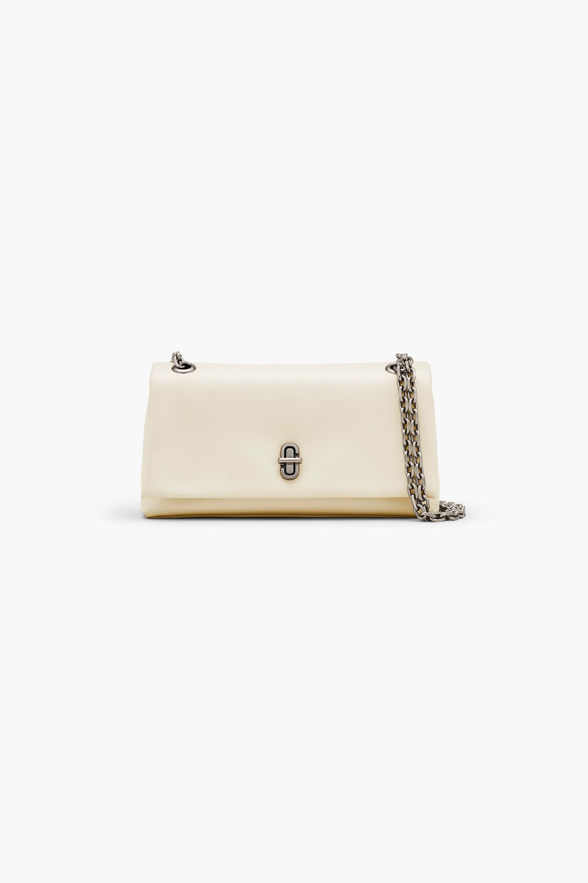 MARC JACOBS Marc Jacobs γυναικεία τσάντα ώμου "The Dual Chain Mini" - 2R4SMN003S02 Εκρού