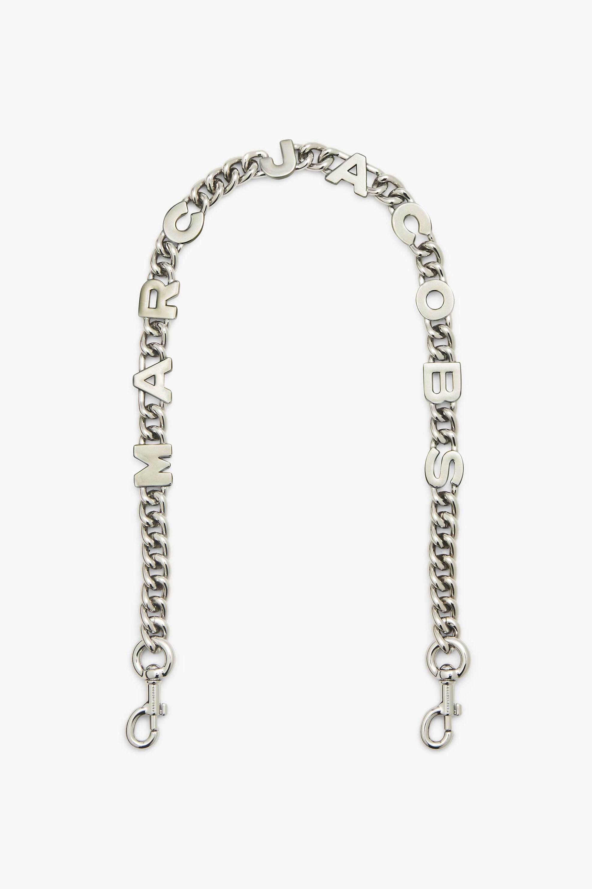 MARC JACOBS Marc Jacobs γυναικεία αλυσίδα τσάντας "The Logo Chain Shoulder Strap" - 2S4SST052S03 Ασημί