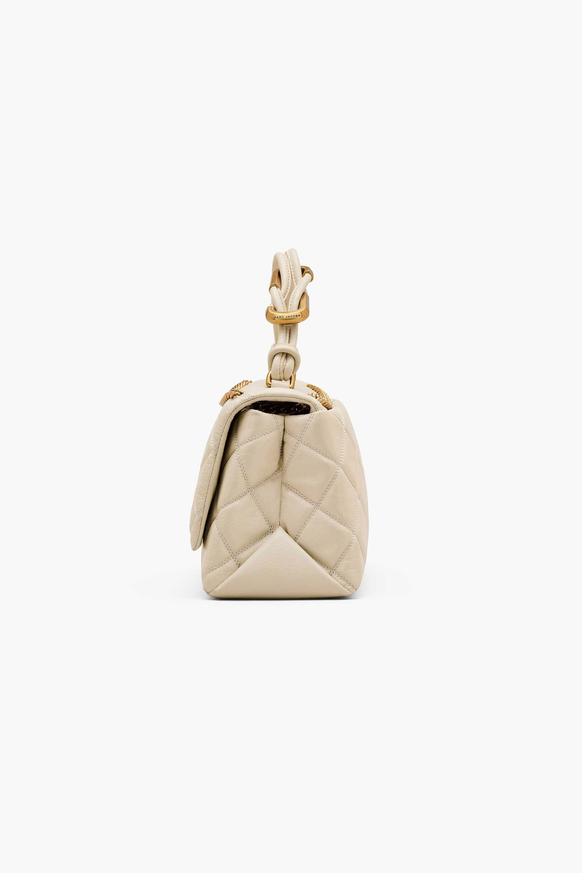 Marc Jacobs γυναικεία τσάντα χειρός καπιτονέ "The Quilted Dual Convertible" - 2S5HCR007H02 Λευκό φωτογραφία
