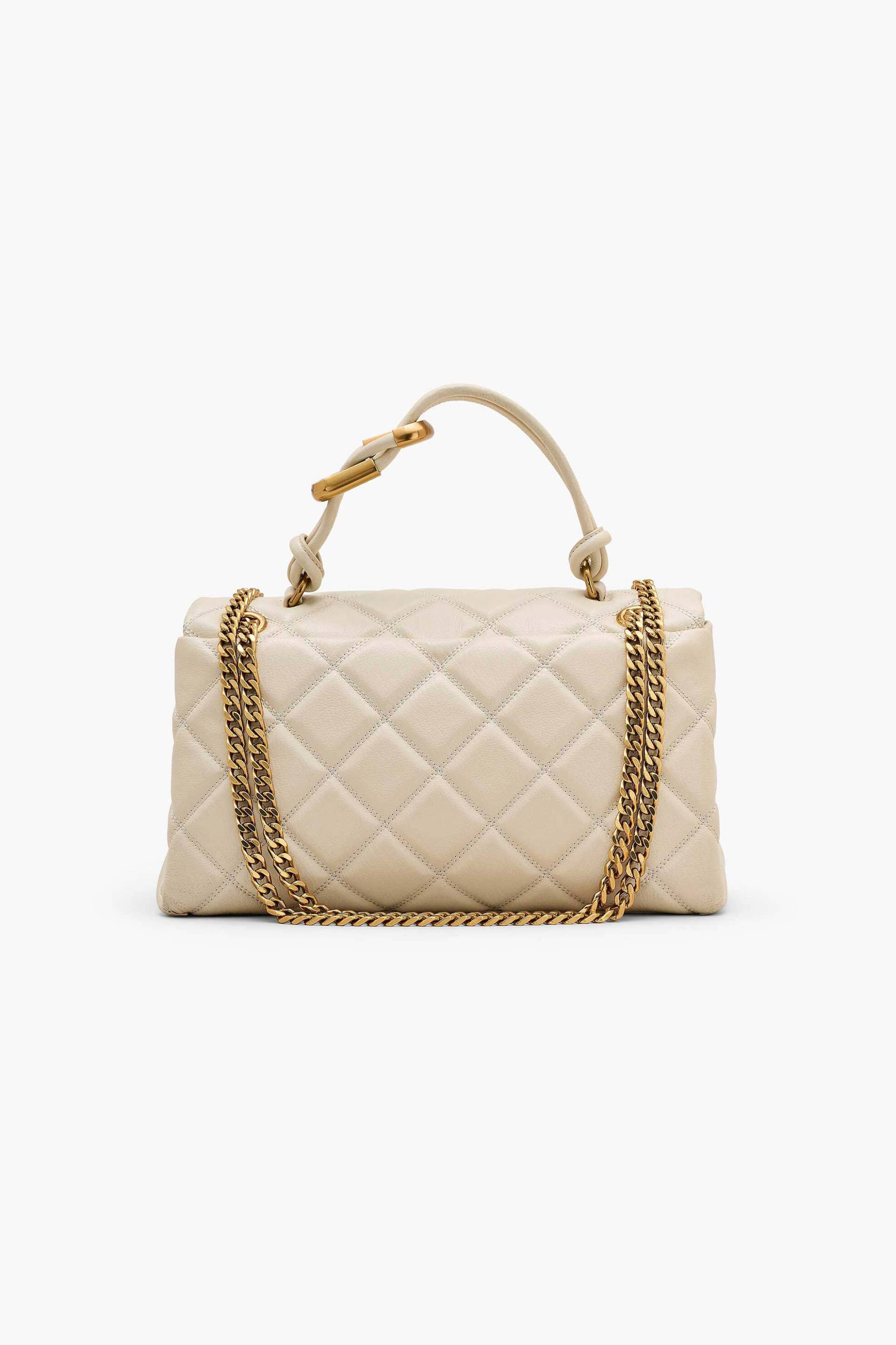 Marc Jacobs γυναικεία τσάντα χειρός καπιτονέ "The Quilted Dual Convertible" - 2S5HCR007H02 Λευκό φωτογραφία