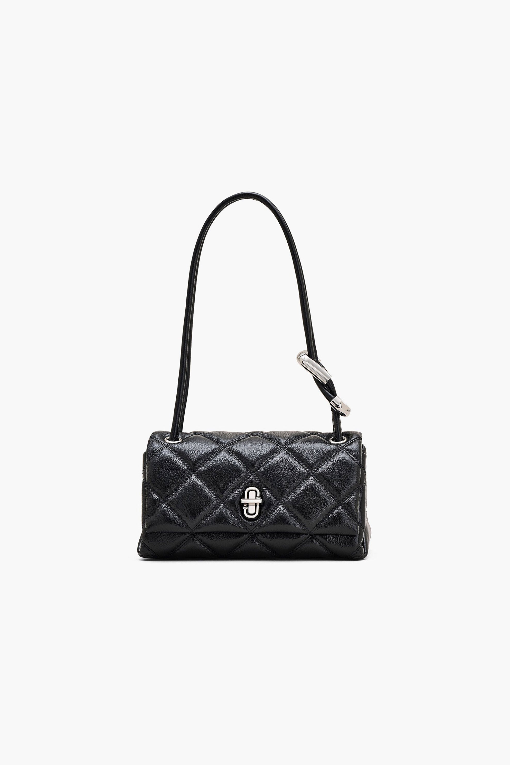 Marc Jacobs γυναικεία τσάντα ώμου καπιτονέ "The Mini Quilted Dual" - 2S5HSH023H02 Μαύρο