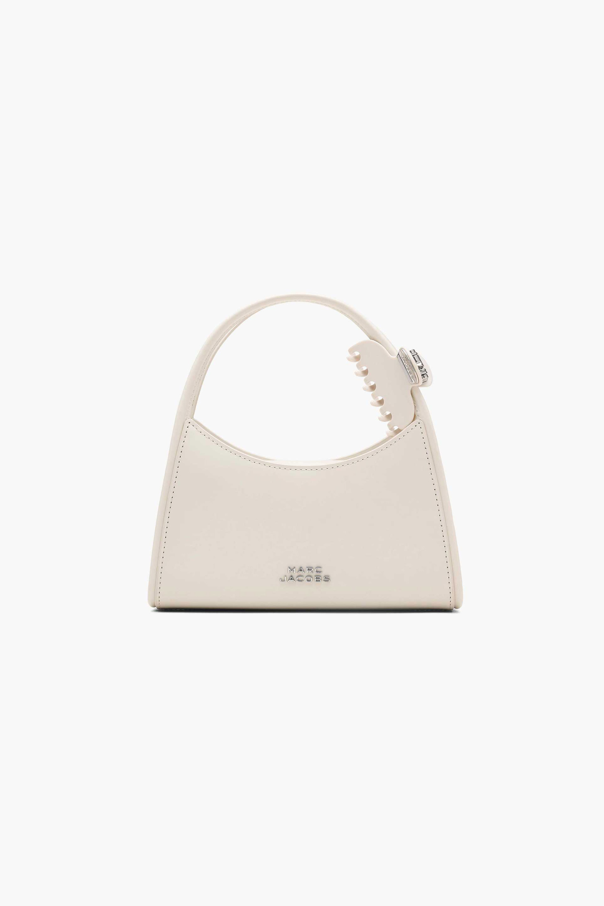 Marc Jacobs γυναικεία τσάντα χειρός "The Glam Claw Clip Crossbody" - 2P5HCR010H02 Εκρού