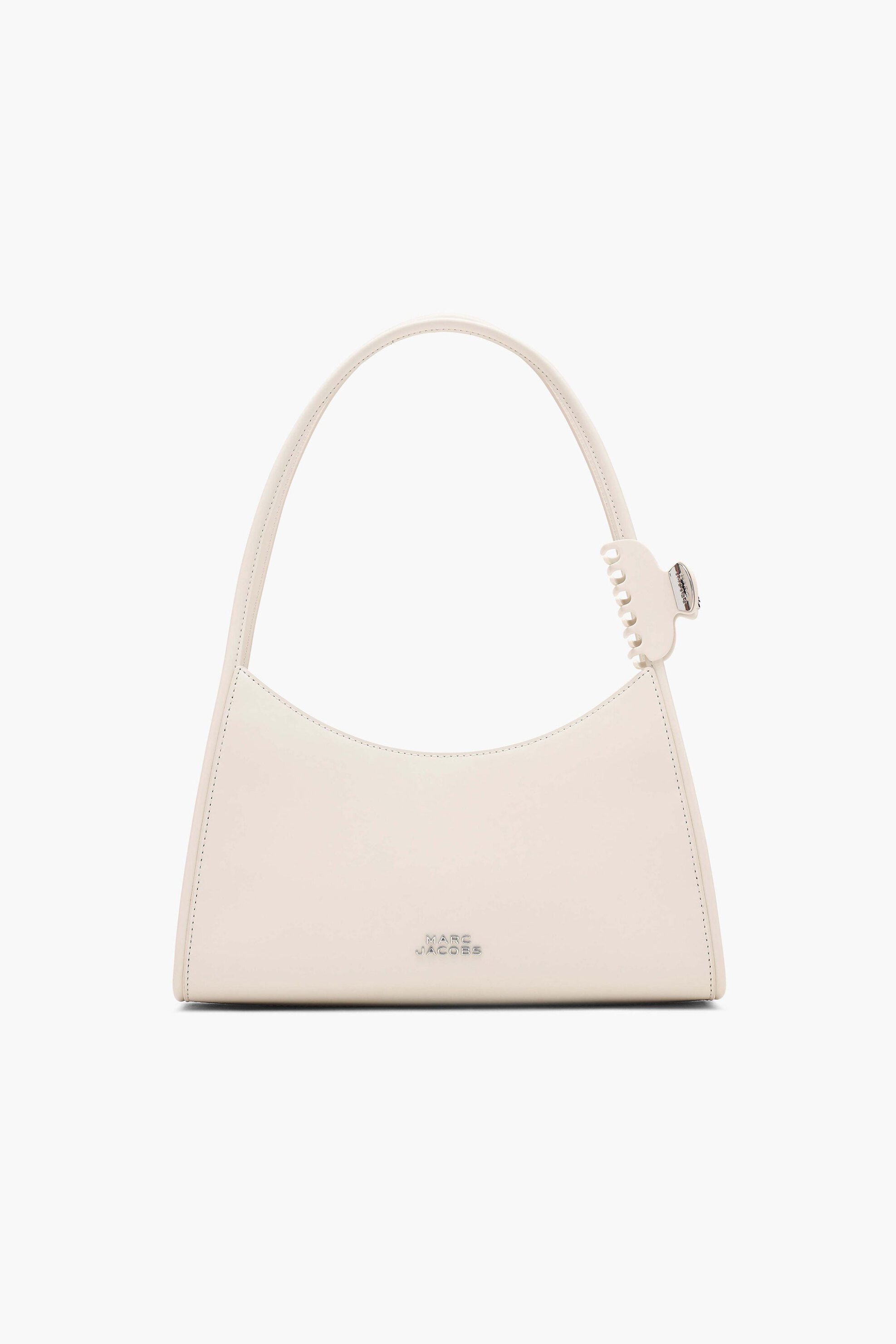 Marc Jacobs γυναικεία τσάντα ώμου "The Glam Claw Clip Shoulder Bag" - 2P5HSH026H02 Εκρού