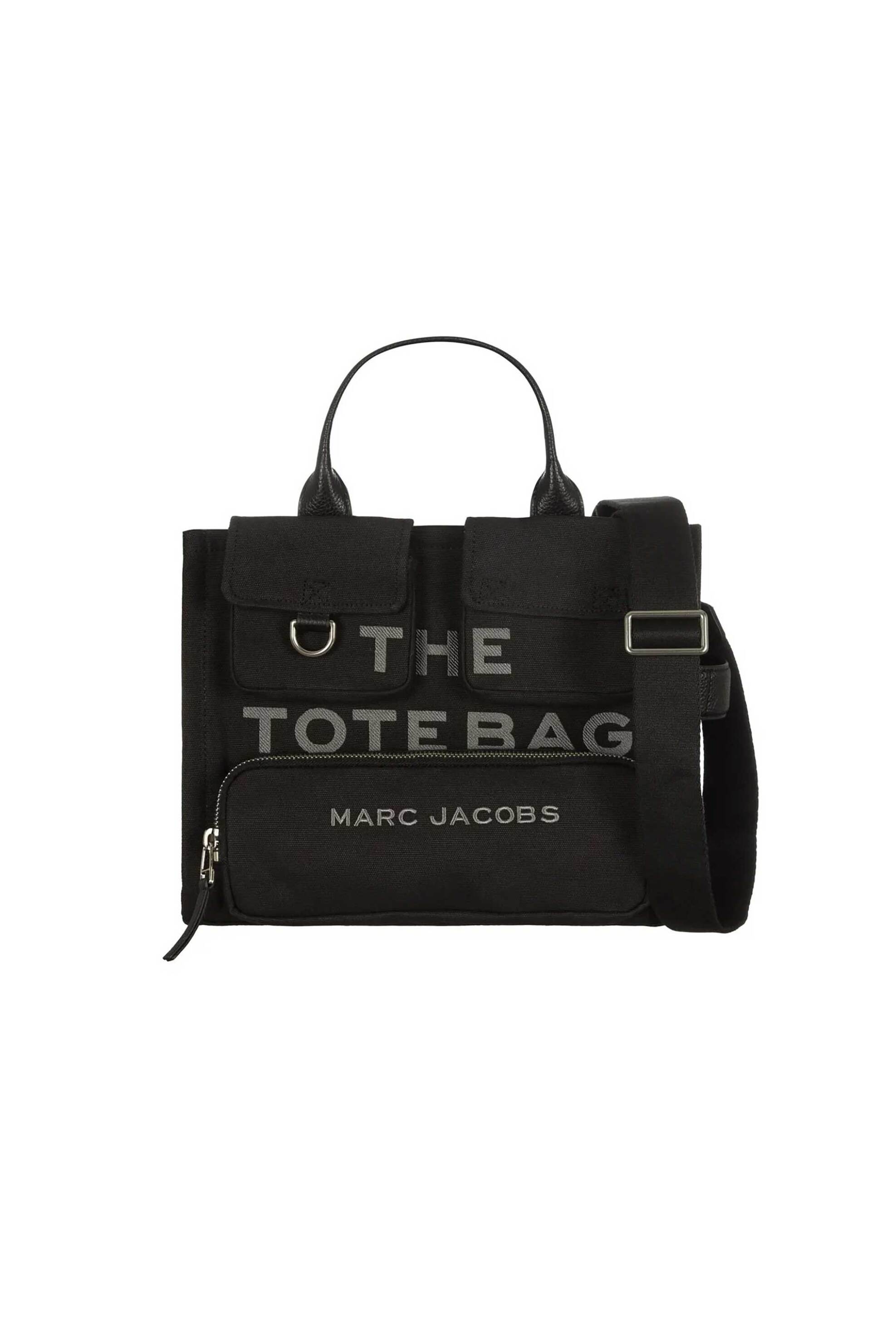 MARC JACOBS Marc Jacobs γυναικεία τσάντα χειρός με τσέπες "The Medium Tote" - 2P5HTT007H03 Μαύρο