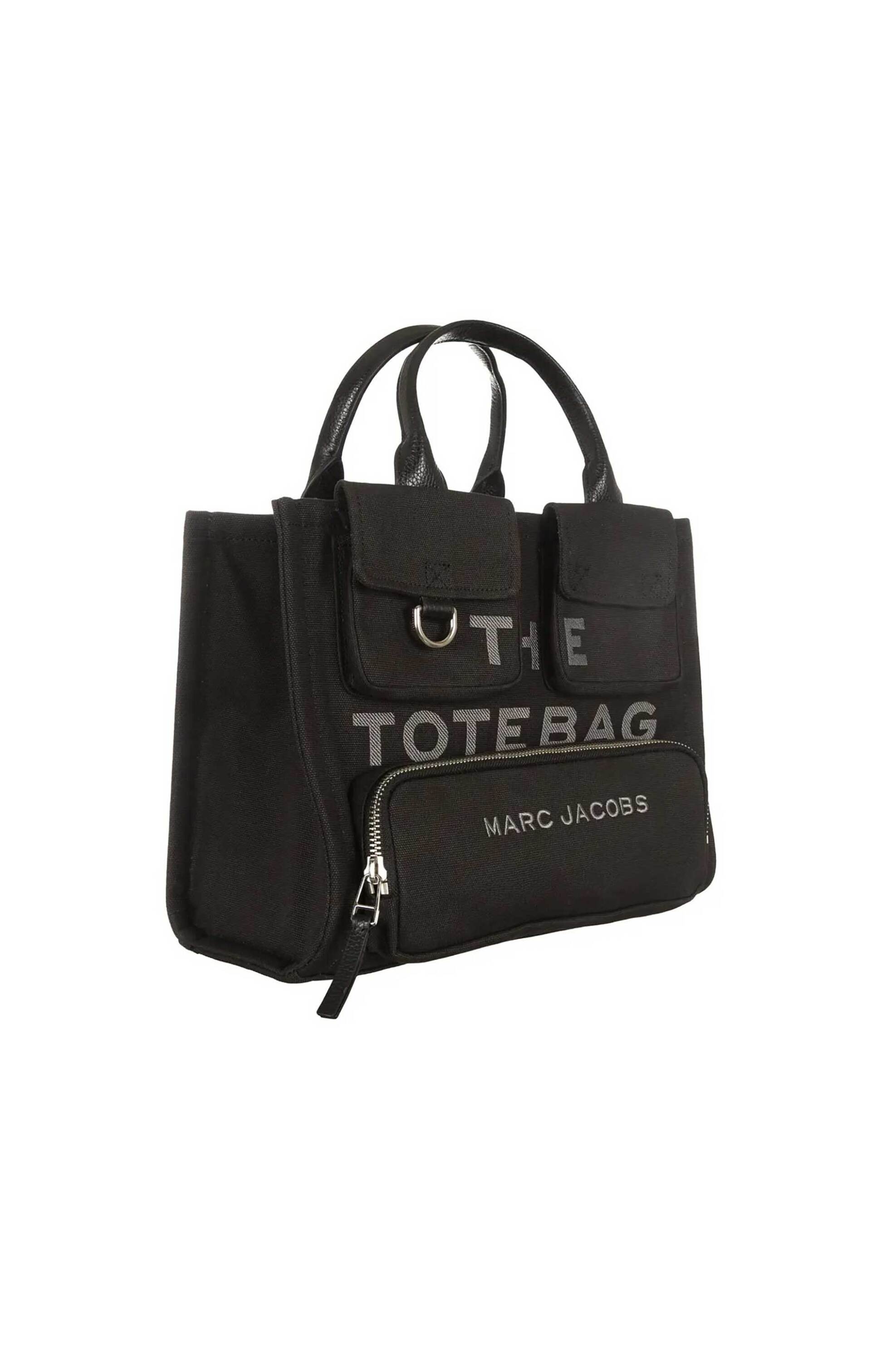 MARC JACOBS Marc Jacobs γυναικεία τσάντα χειρός με τσέπες "The Medium Tote" - 2P5HTT007H03 Μαύρο - 3