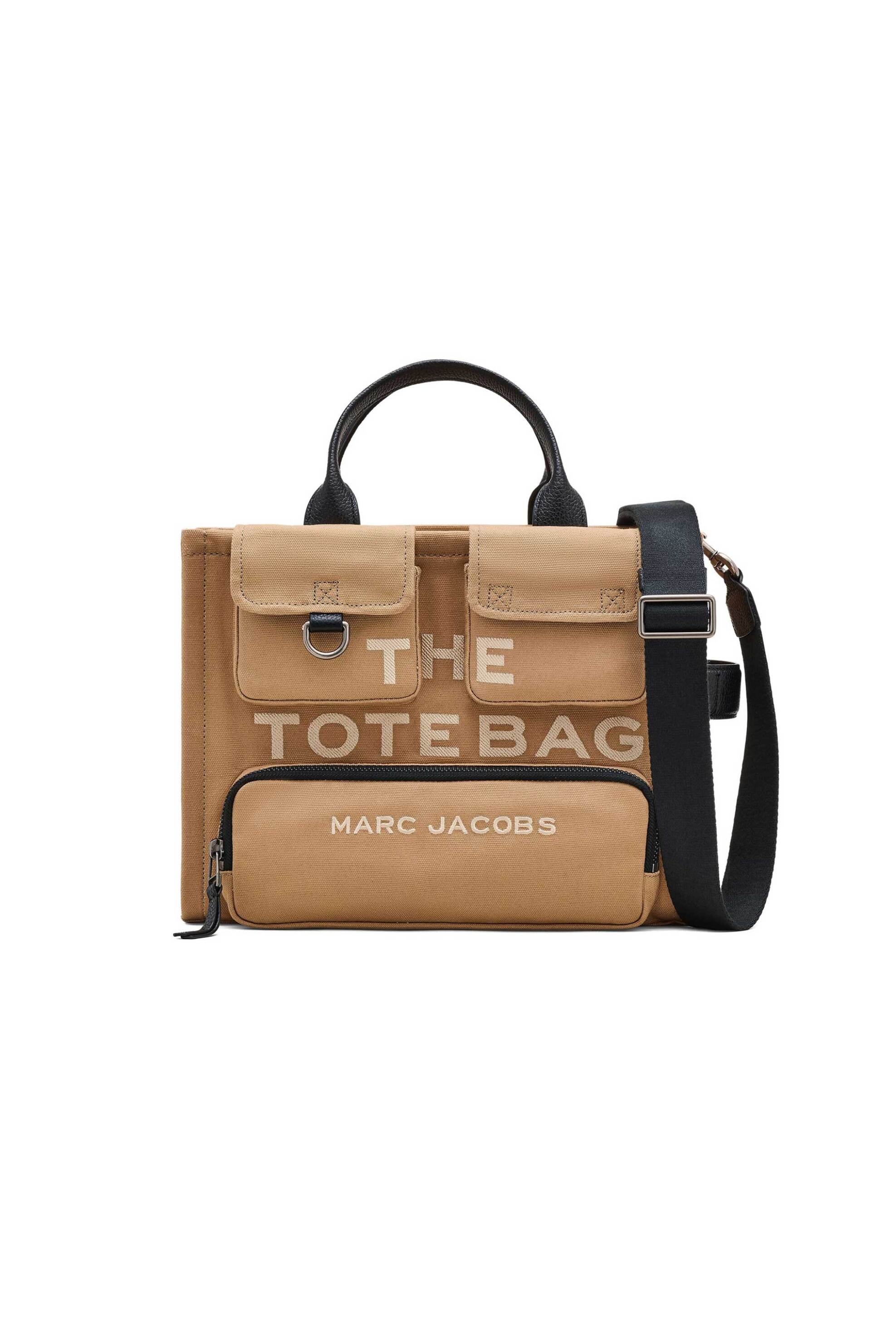 Marc Jacobs γυναικεία τσάντα χειρός με τσέπες "The Medium Tote" - 2P5HTT007H03 Καμηλό