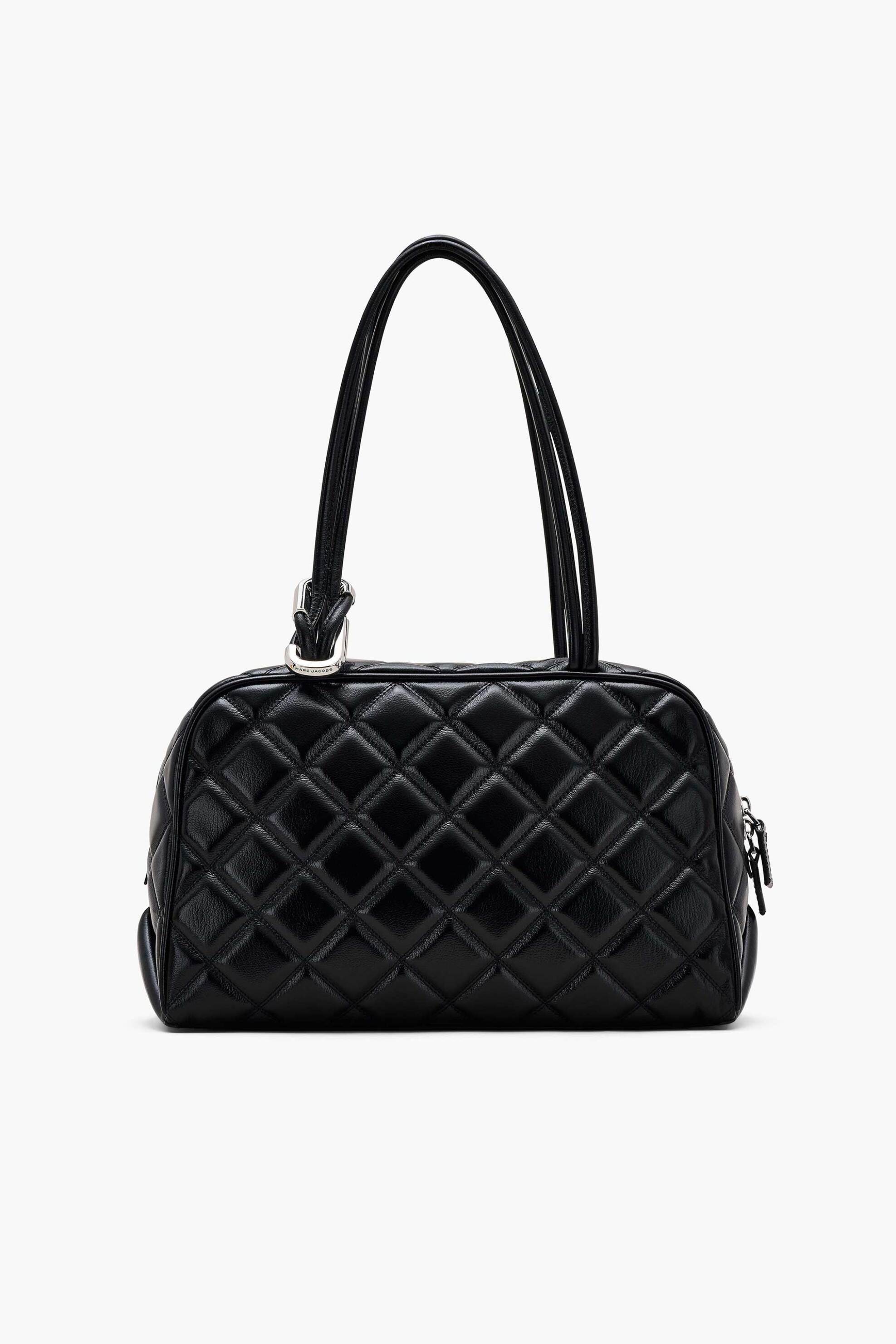 Marc Jacobs γυναικεία τσάντα ώμου καπιτονέ "The Quilted Dual Satchel" - 2F5HSC007H01 Μαύρο