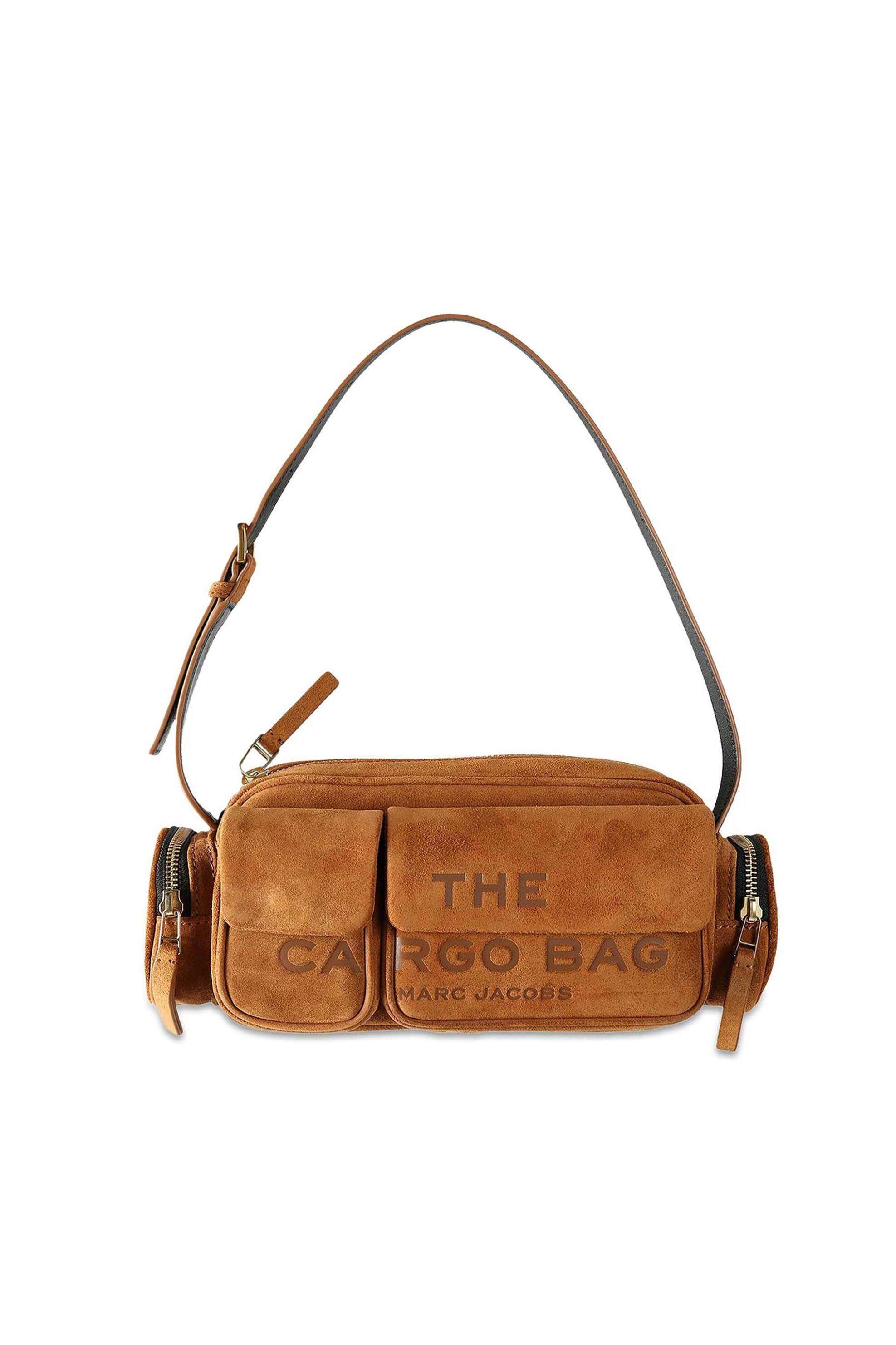 Marc Jacobs γυναικεία τσάντα ώμου με τσέπες "The Shoulder Suede Cargo" - 2F5HSH037H01 Ταμπά