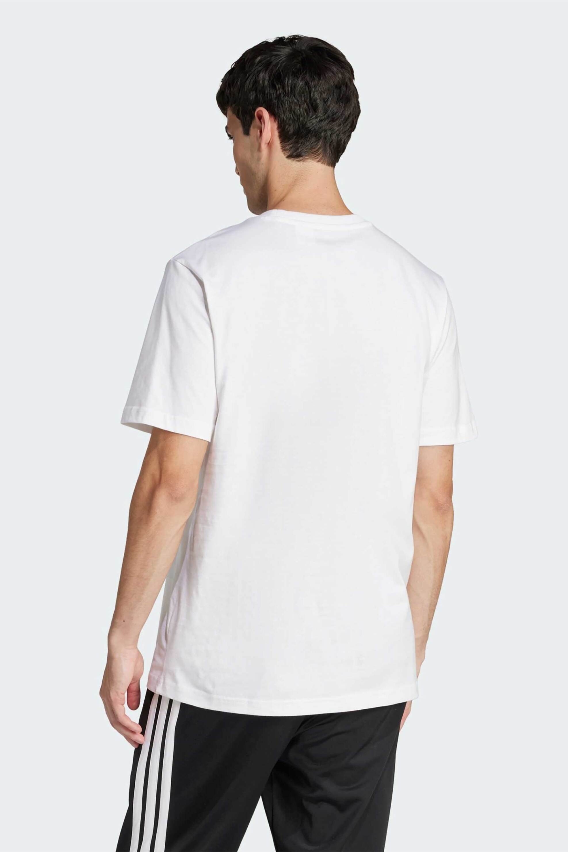 Adidas ανδρικό T-shirt Regular Fit "Photo Logo Graphic" - JJ3935 Λευκό φωτογραφία