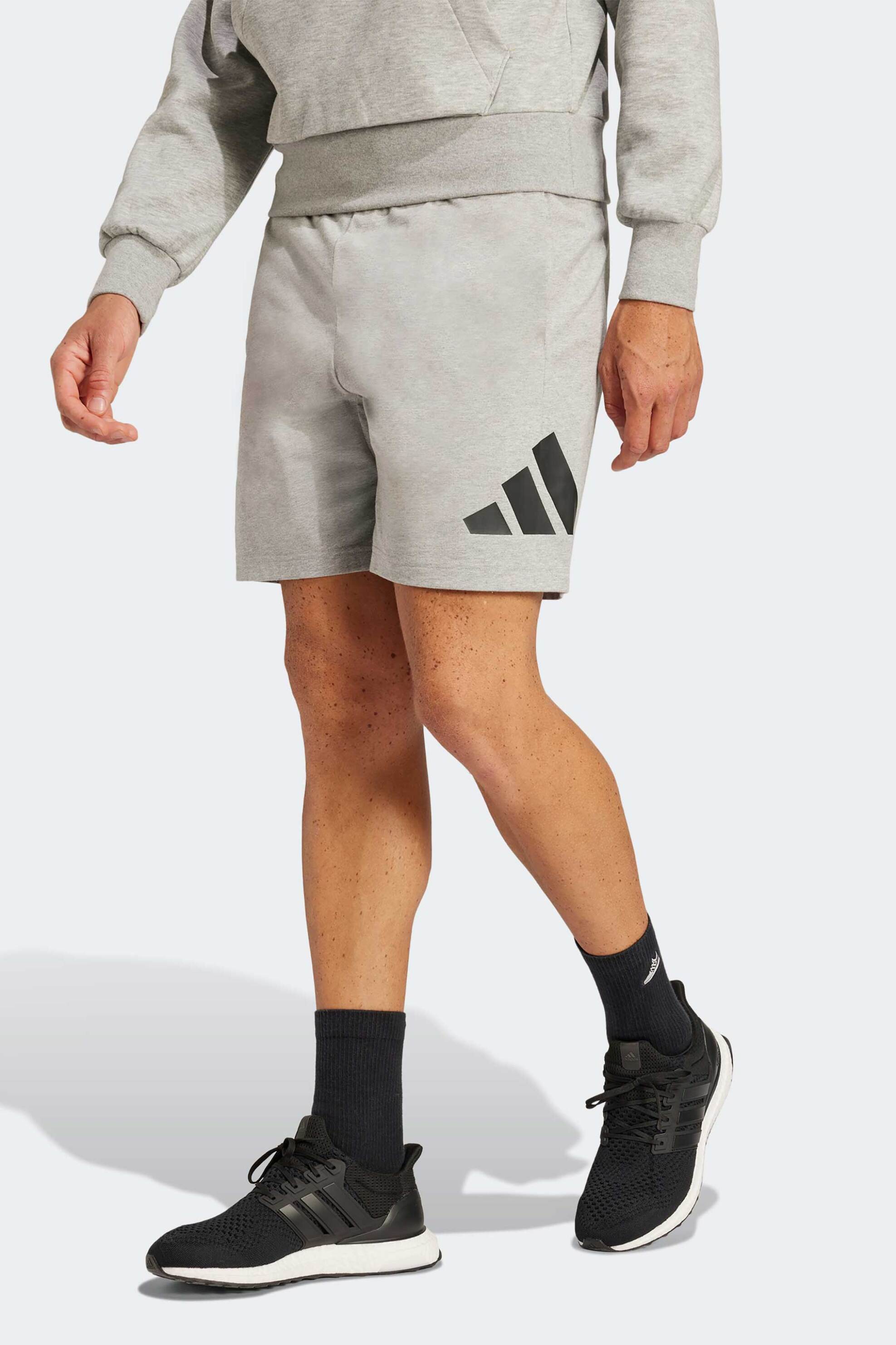 ADIDAS Adidas ανδρικό σορτς Regular Fit "Essentials Big Logo" - IS6908 Γκρι
