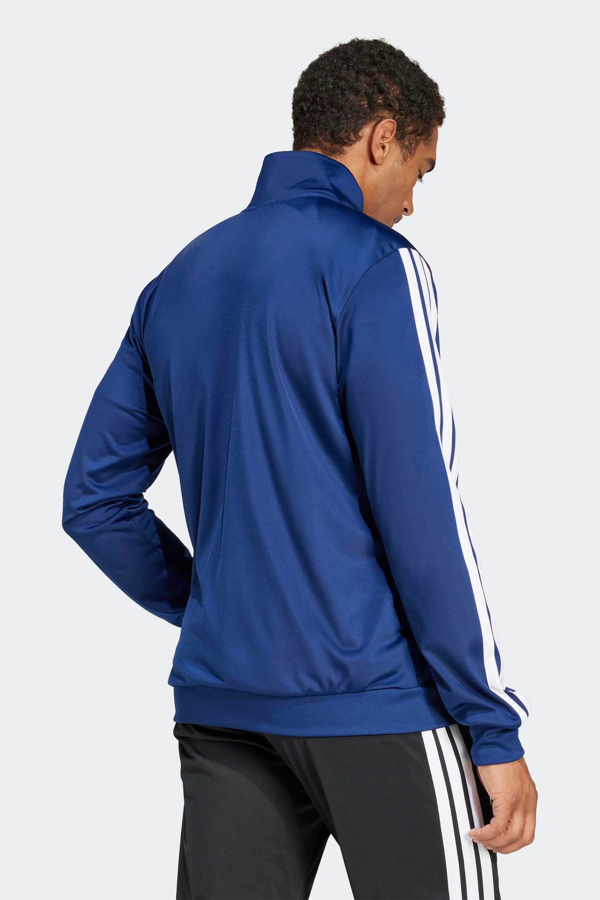 Adidas ανδρική αθλητική ζακέτα με λογότυπο Regular Fit "3-Stripes Tricot" - JI8817 Μπλε φωτογραφία