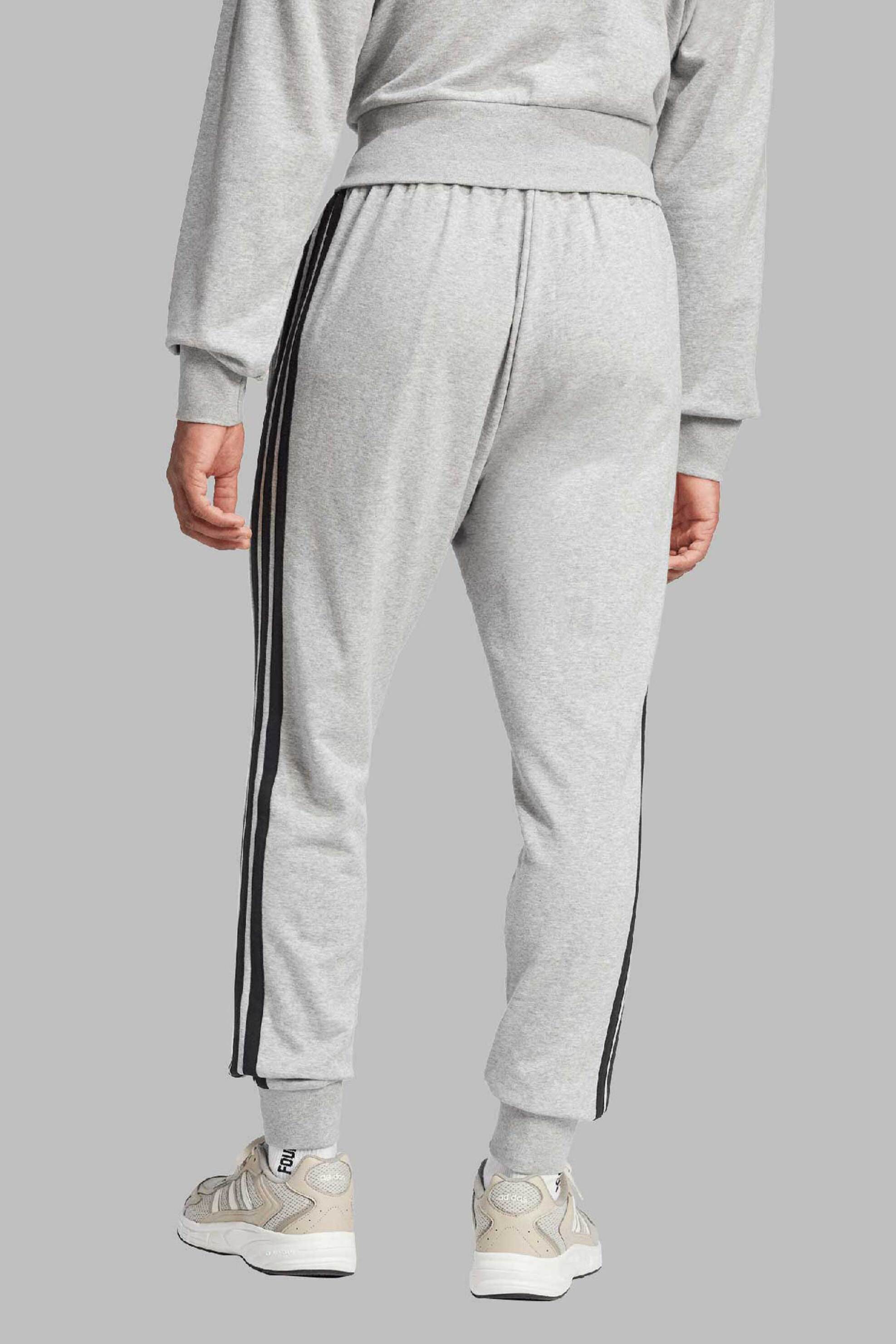 Adidas ανδρικό παντελόνι φόρμας Regular Fit "Essential 3-Stripes" - JE6346 Γκρι φωτογραφία