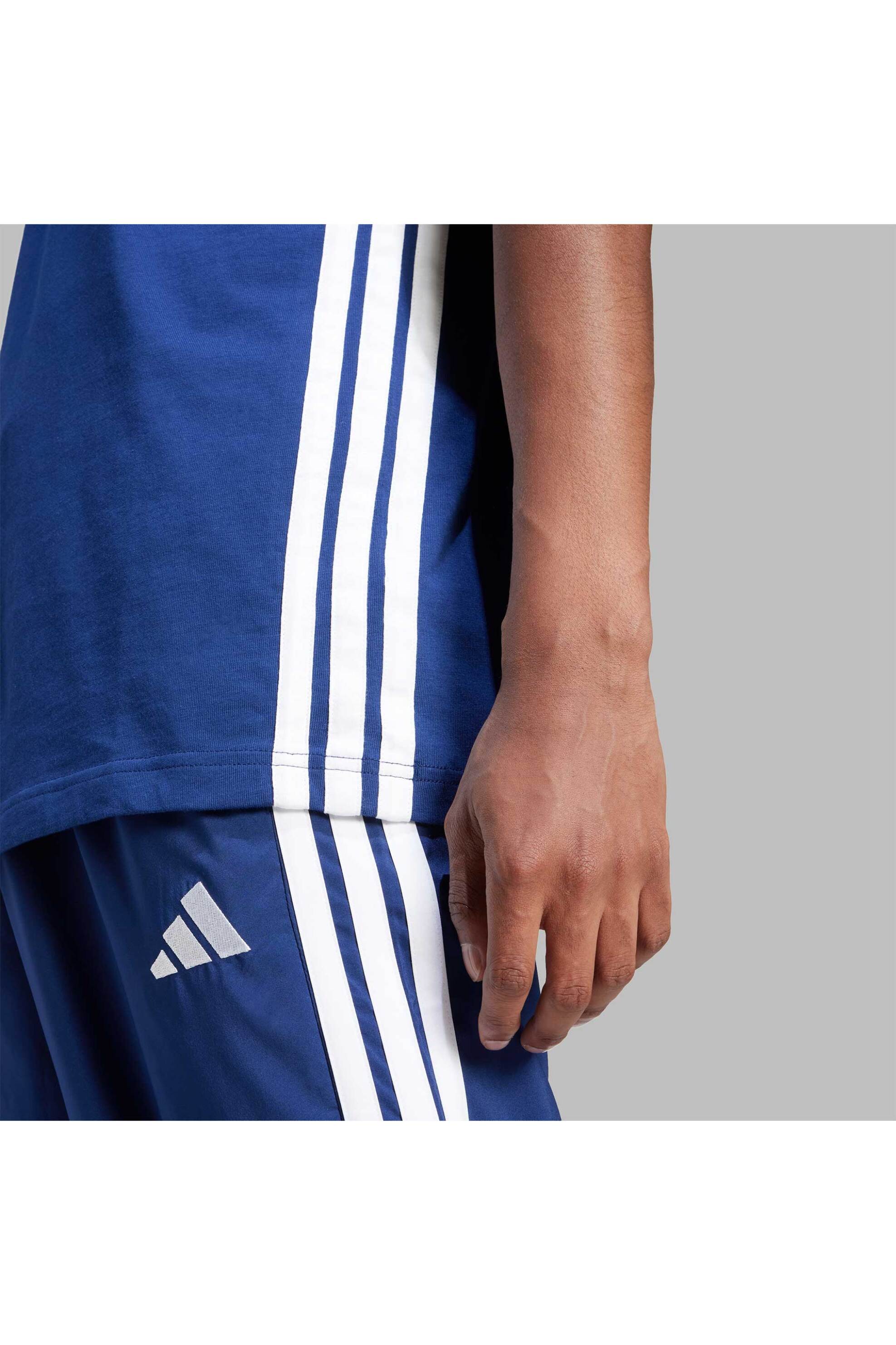 Adidas Ανδρικό T-Shirt Regular Fit Essentials Small Logo - Je6399 Μπλε