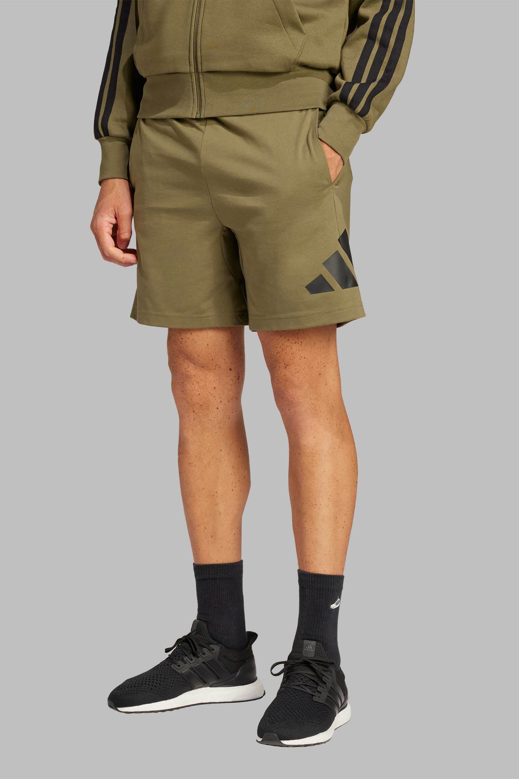 Adidas ανδρικό σορτς Regular Fit "Essentials Big Logo" - IN6184 Λαδί