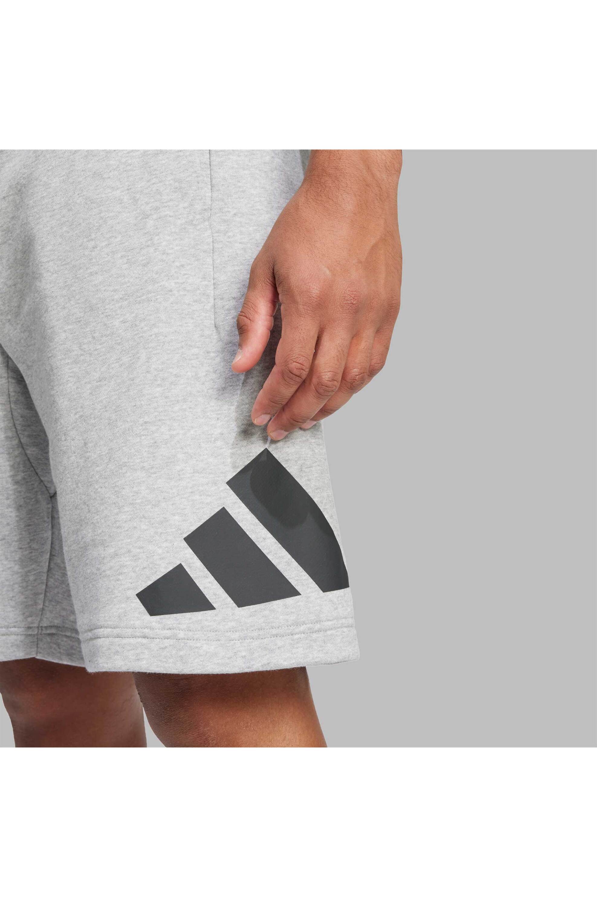 Adidas Ανδρικό Σορτς Regular Fit Essentials Big Logo - Je8957 Γκρι