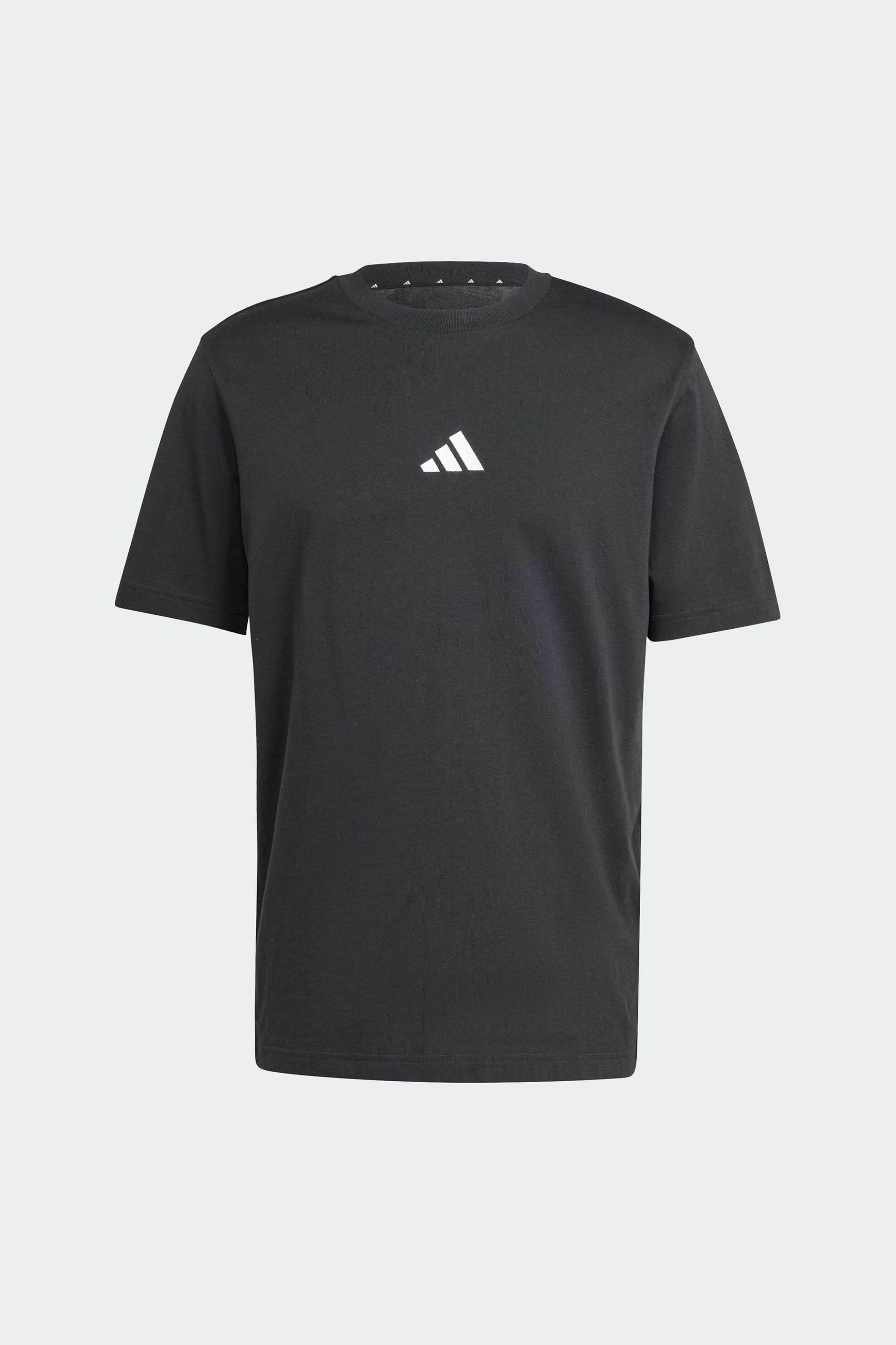 Adidas Ανδρικό T-Shirt Regular Fit Essentials Small Logo - Je9024 Μαύρο