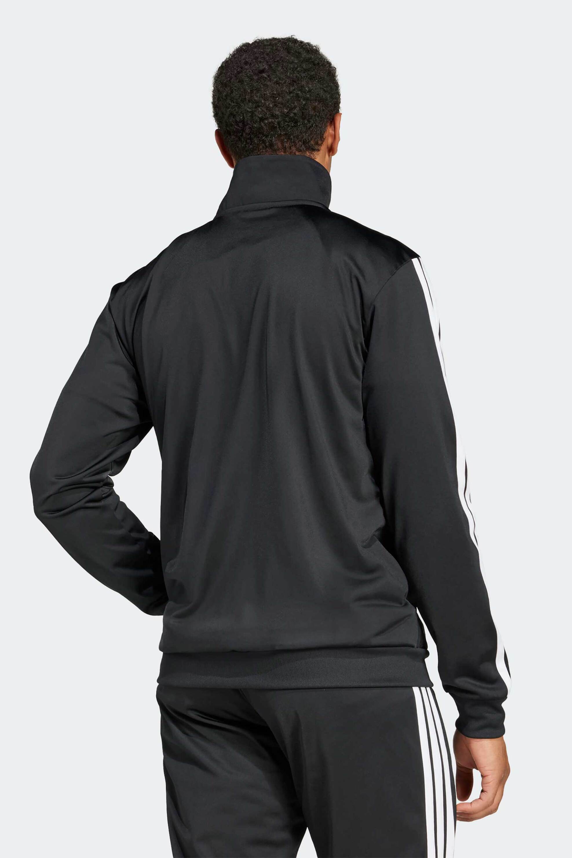 Adidas ανδρική αθλητική ζακέτα με λογότυπο Regular Fit "3-Stripes Tricot" - JI8816 Μαύρο φωτογραφία