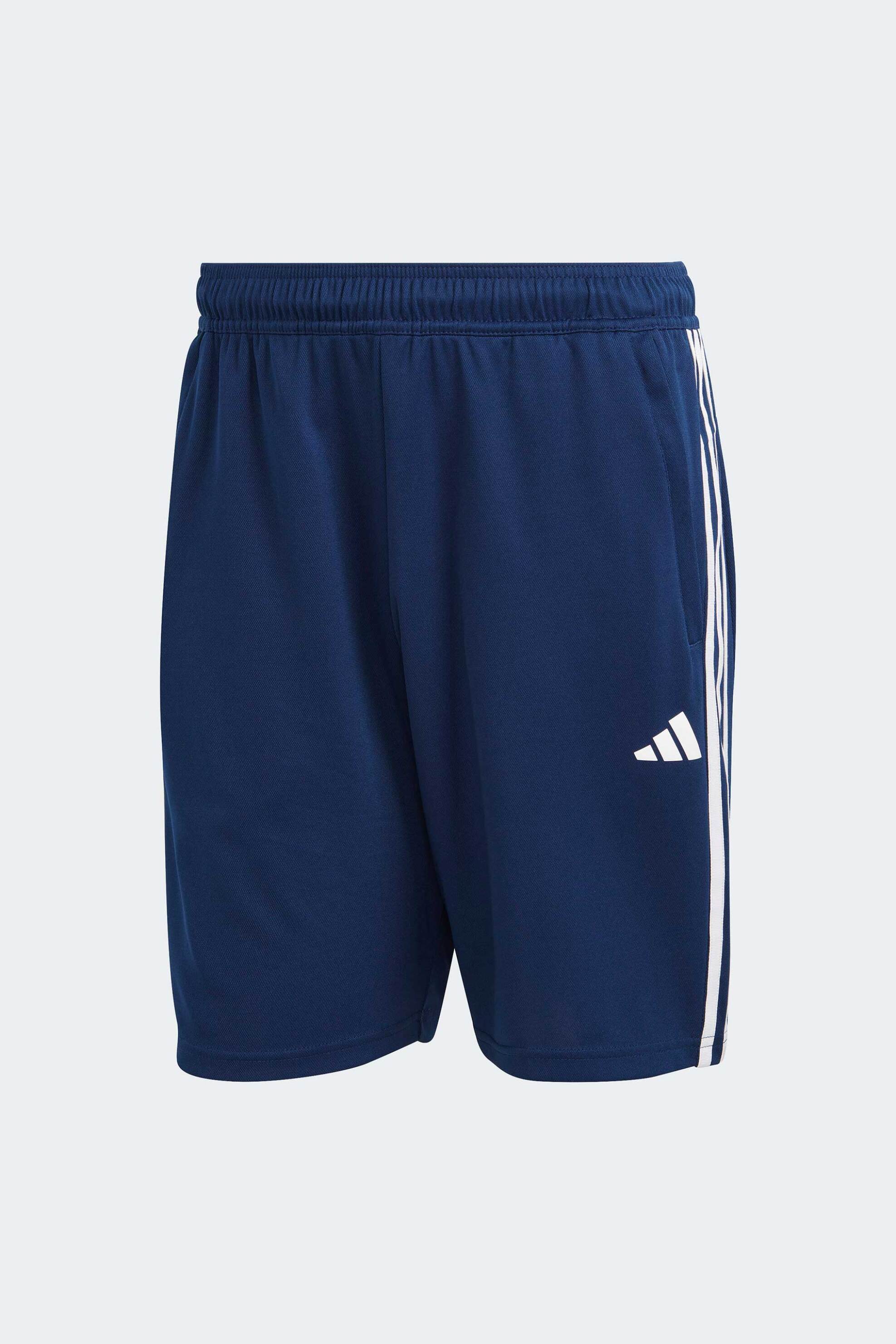 Adidas ανδρικό σορτς Regular Fit "Train Essentials Piqué 3-Stripes" - IB8246 Μπλε
