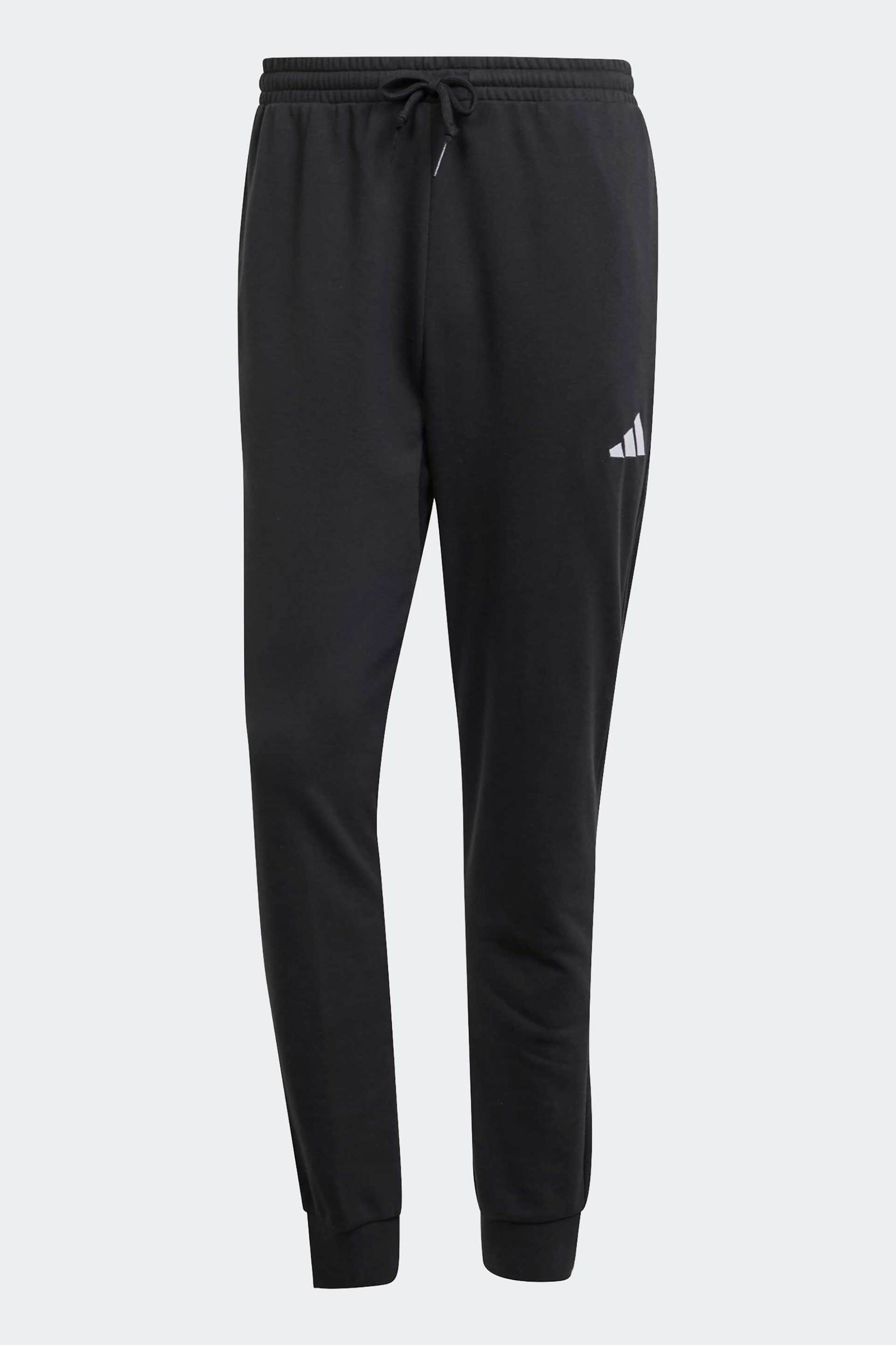 Adidas Ανδρικό Παντελόνι Φόρμας Regular Fit Essentials Feel Cozy French Terry - Je3854 Μαύρο