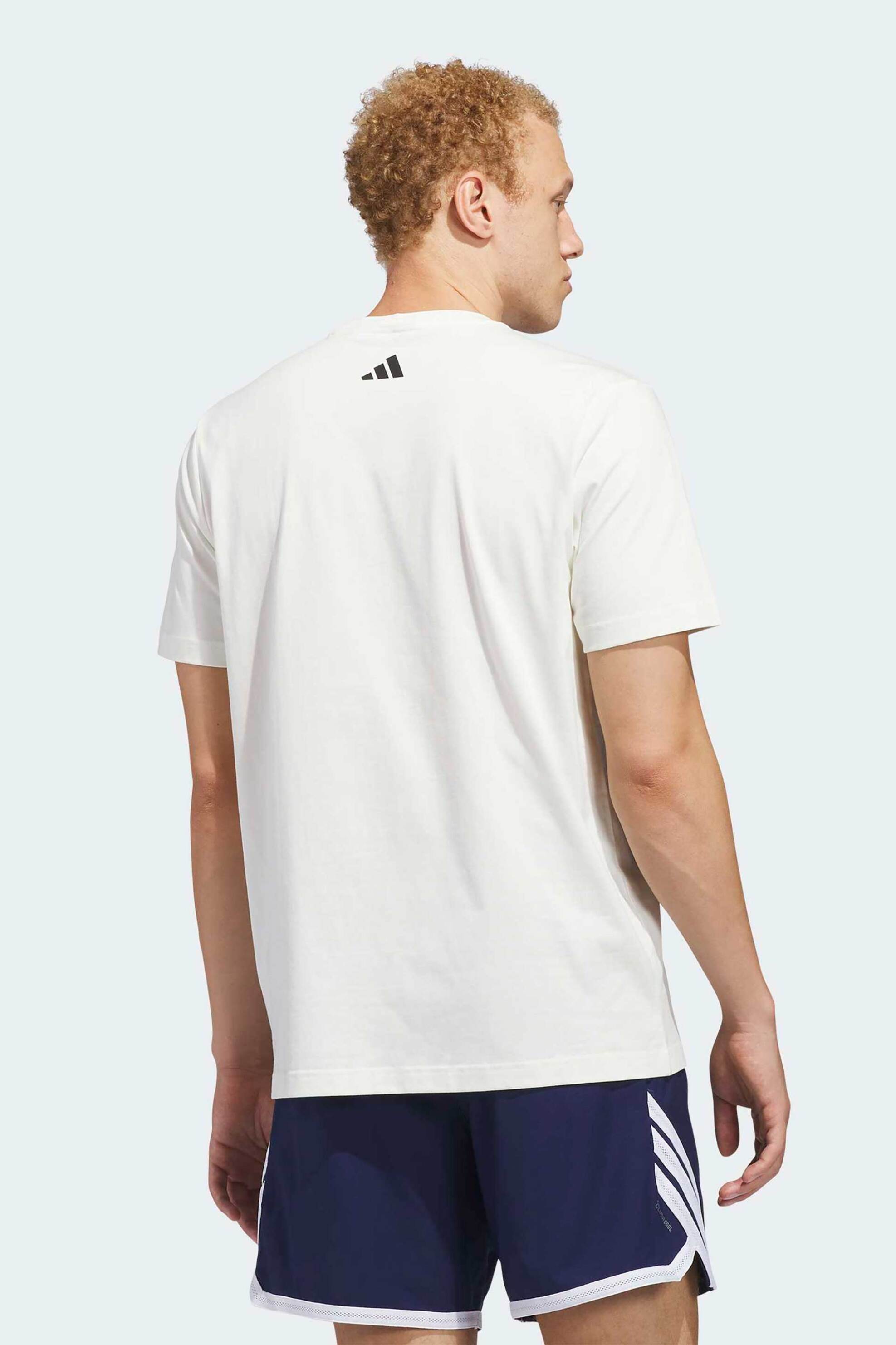 Adidas Ανδρικό T-Shirt Loose Fit Escape Alpine - Kc9260 Λευκό