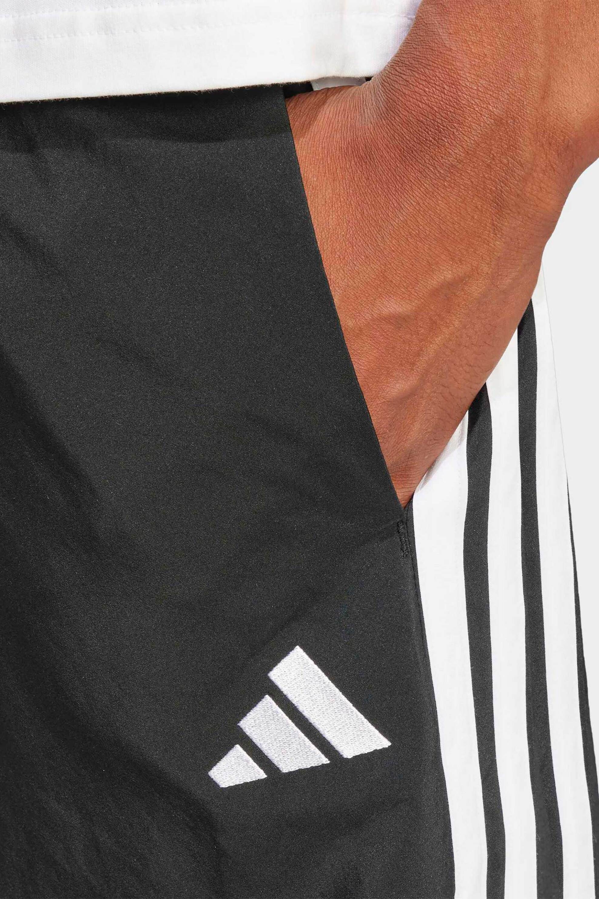 Adidas Ανδρικό Αθλητικό Σορτς Regular Fit Essentials 3-Stripes Chelsea - Jw1911 Μαύρο