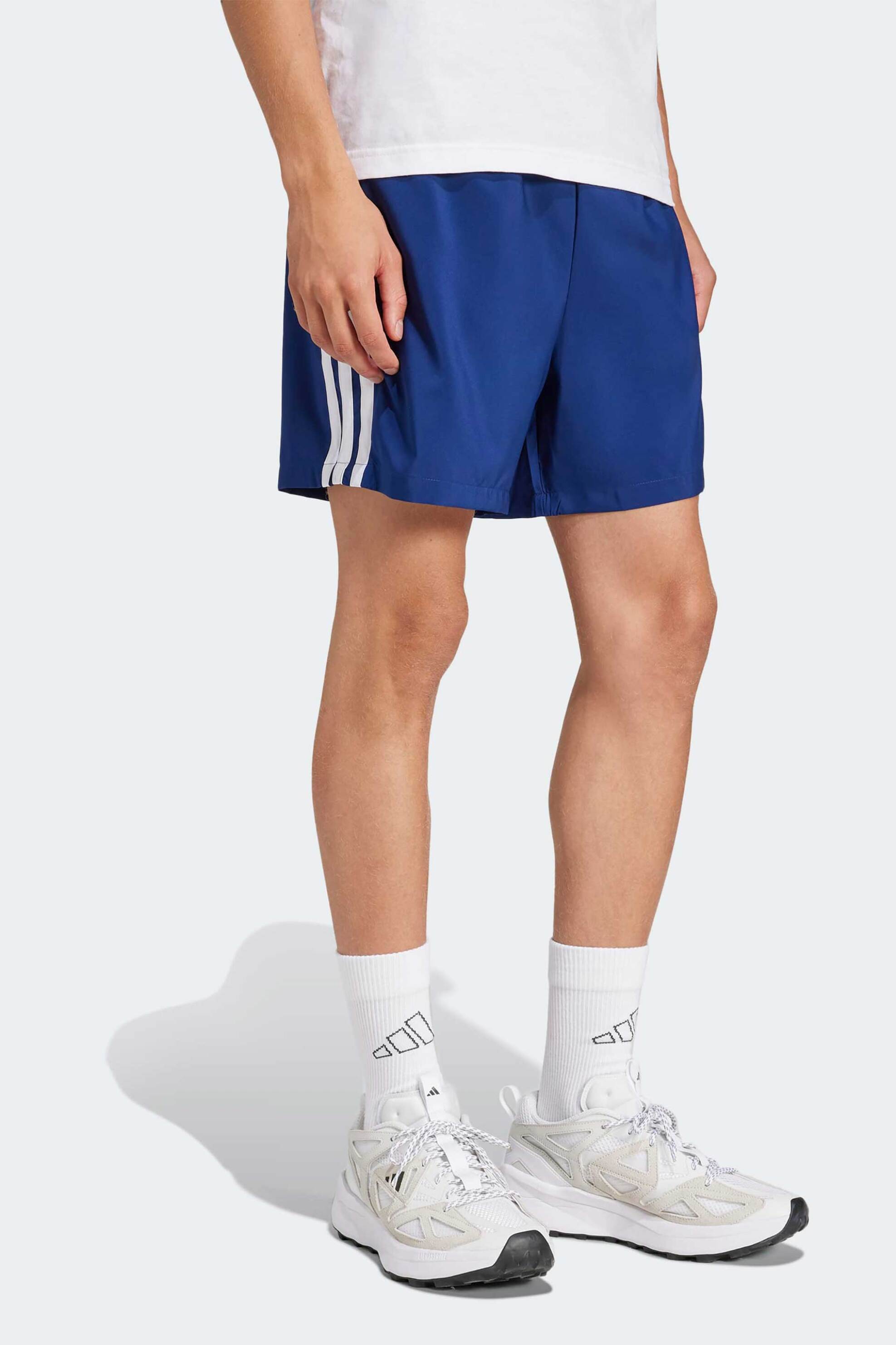 Adidas ανδρικό αθλητικό σορτς Regular Fit "Essentials 3-Stripes Chelsea" - JW1914 Μπλε φωτογραφία