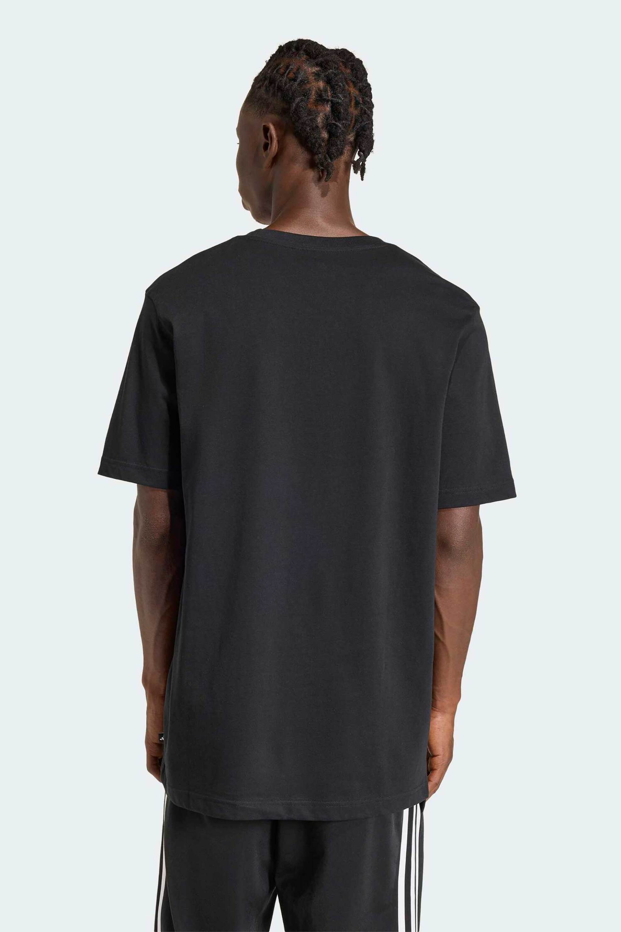 Adidas Ανδρικό T-Shirt Regular Fit Camo Explorer Graphic - Jz7500 Μαύρο