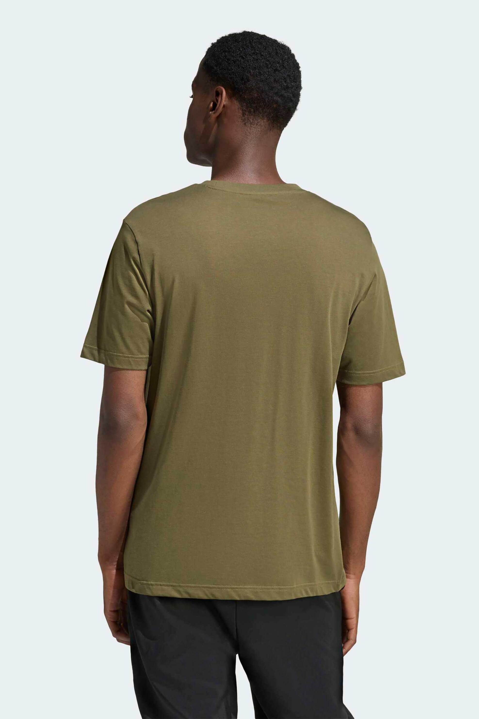 Adidas Ανδρικό T-Shirt Regular Fit Camo Explorer Graphic - Jz7502 Λαδί