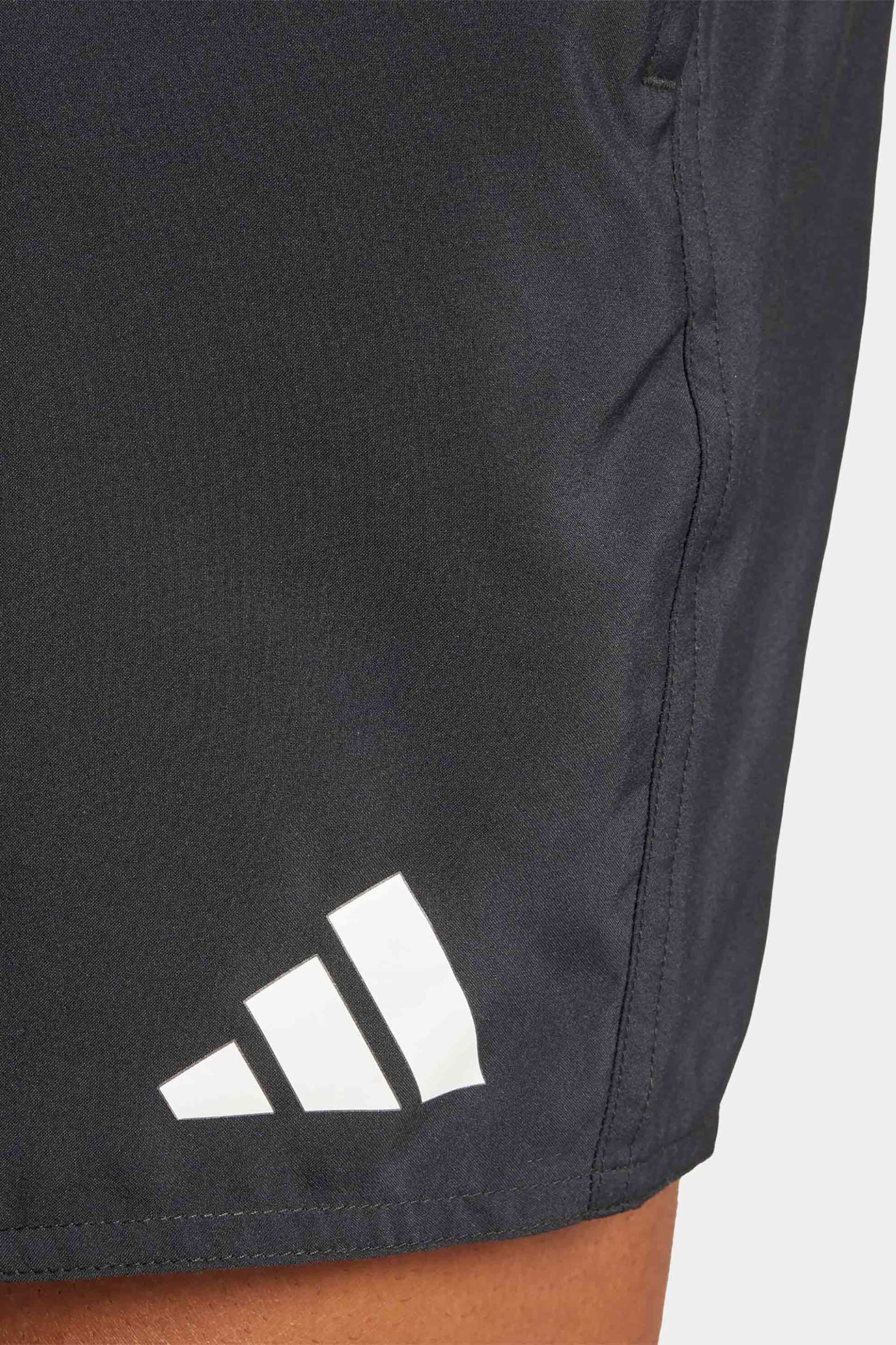 Adidas Ανδρικό Μαγιό Σορτς με Λογότυπο Regular Fit 5-Inch - Jx2673 Μαύρο