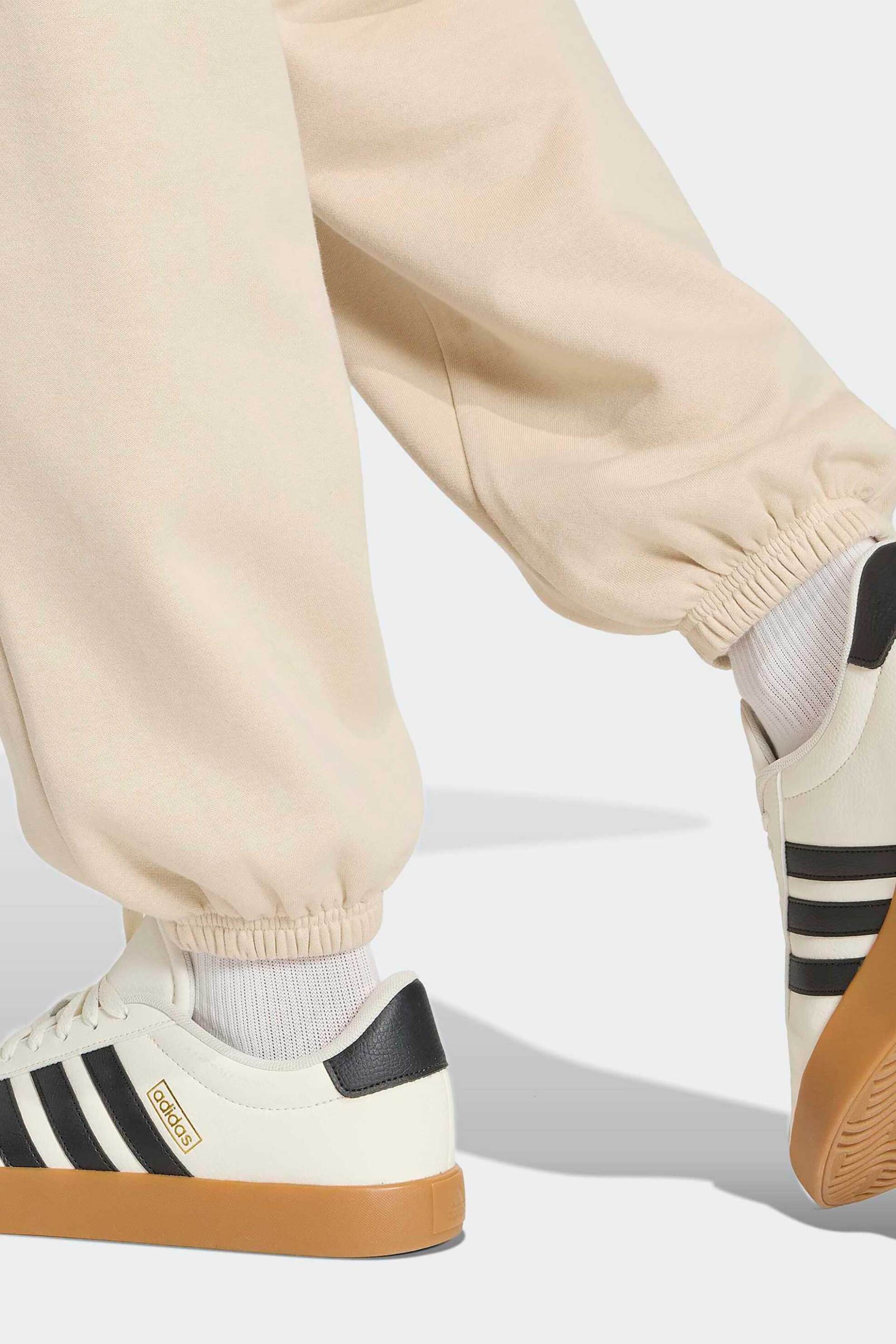 Adidas Ανδρικό Παντελόνι Φόρμας με Λογότυπο Regular Fit Seasonal Essentials Collegiate - Kf4259 Μπεζ