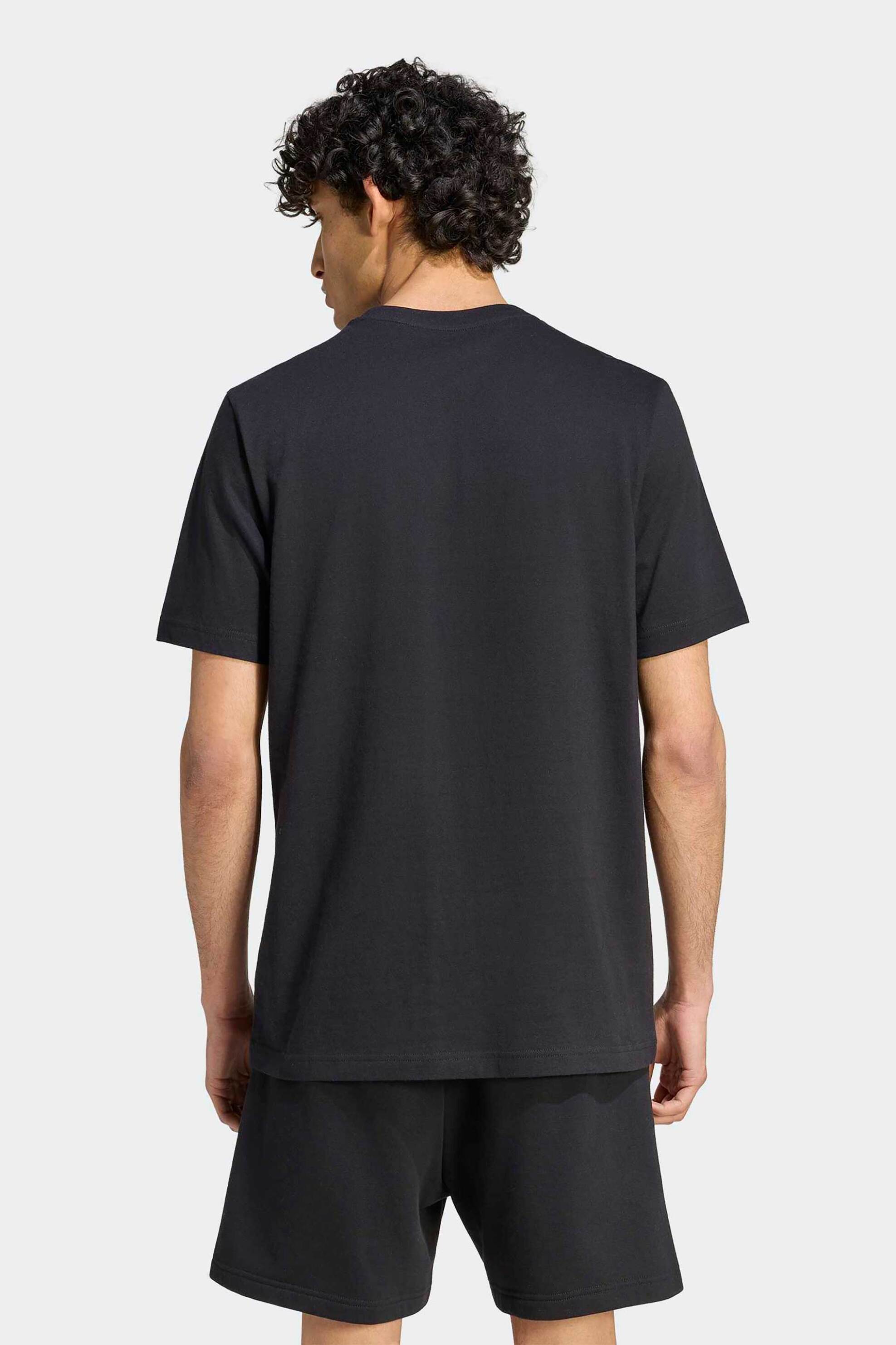 Adidas Ανδρικό T-Shirt Regular Fit Collegiate Lineage Graphic - Kq8951 Μαύρο