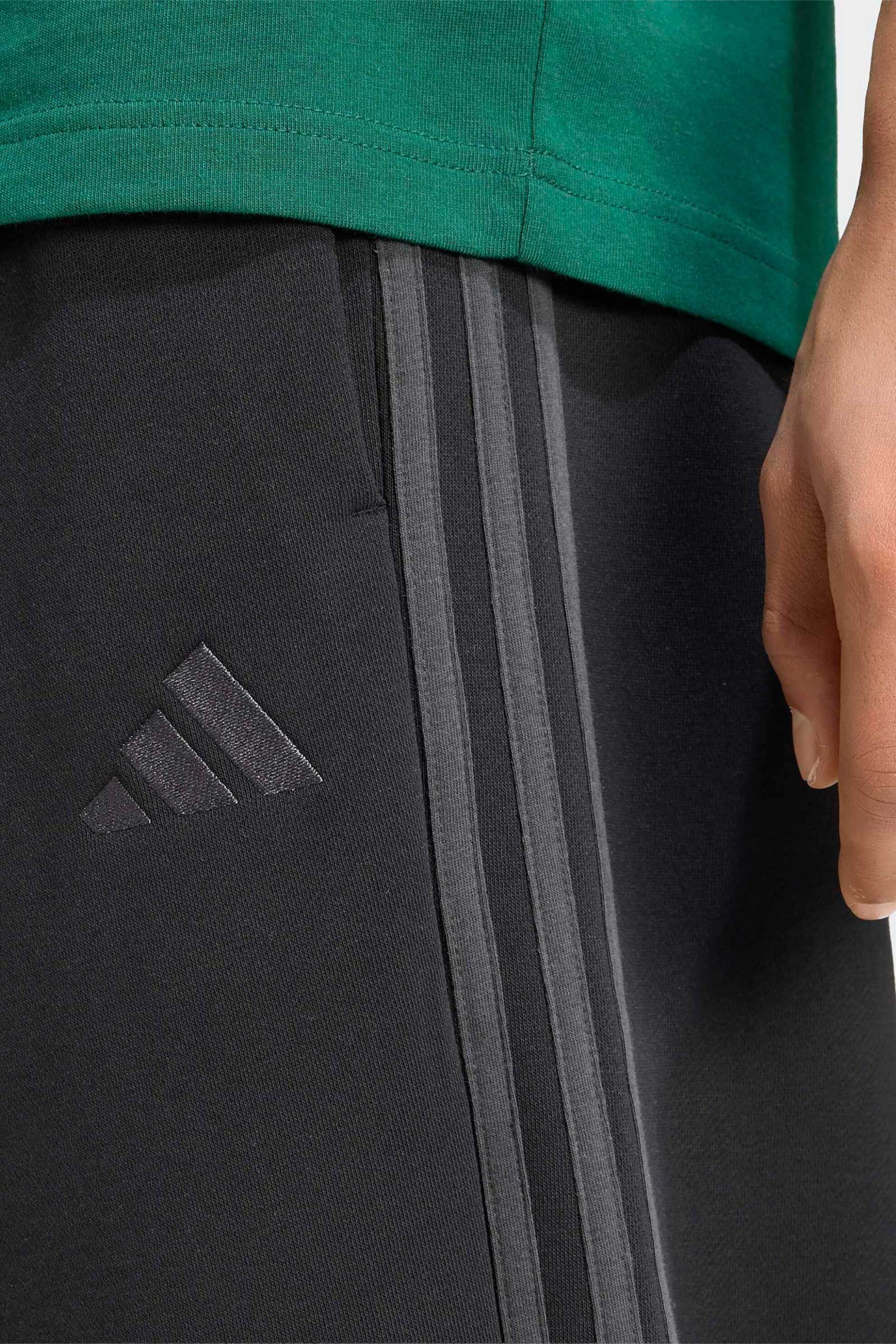 Adidas Ανδρικό Παντελόνι Φόρμας με Λογότυπο Regular Fit Essentials 3-Stripes - Ky4124 Μαύρο
