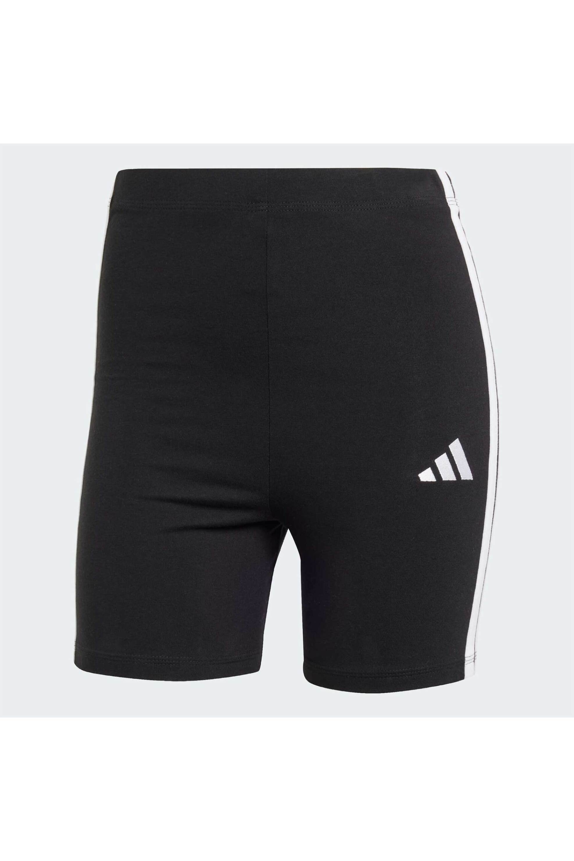 Adidas Γυναικείο Σορτς Slim Fit Essentials 3-Stripes High Waisted Biker - Je1223 Μαύρο