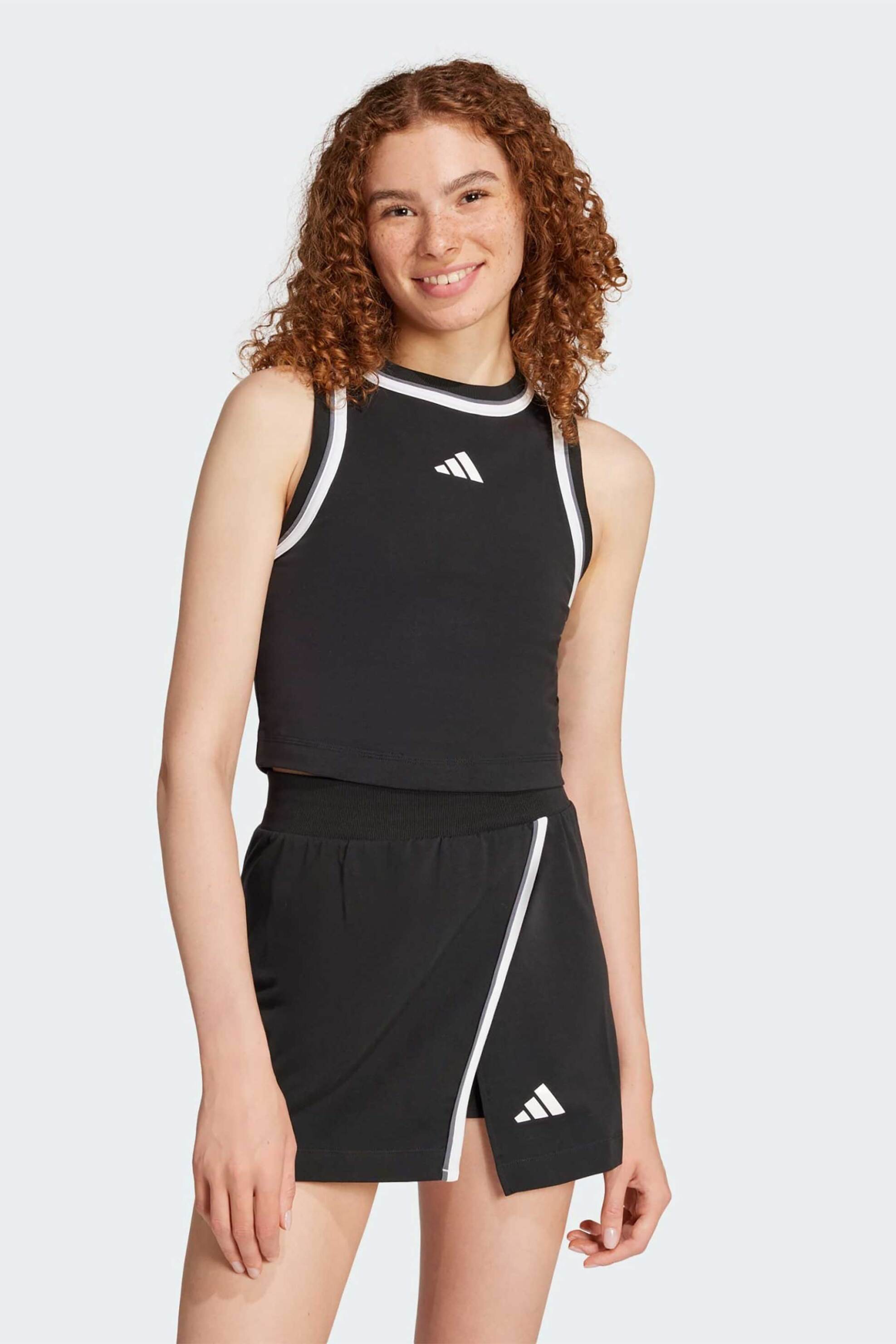 Adidas Adidas γυναικεία μπλούζα αμάνικη Slim Fit 