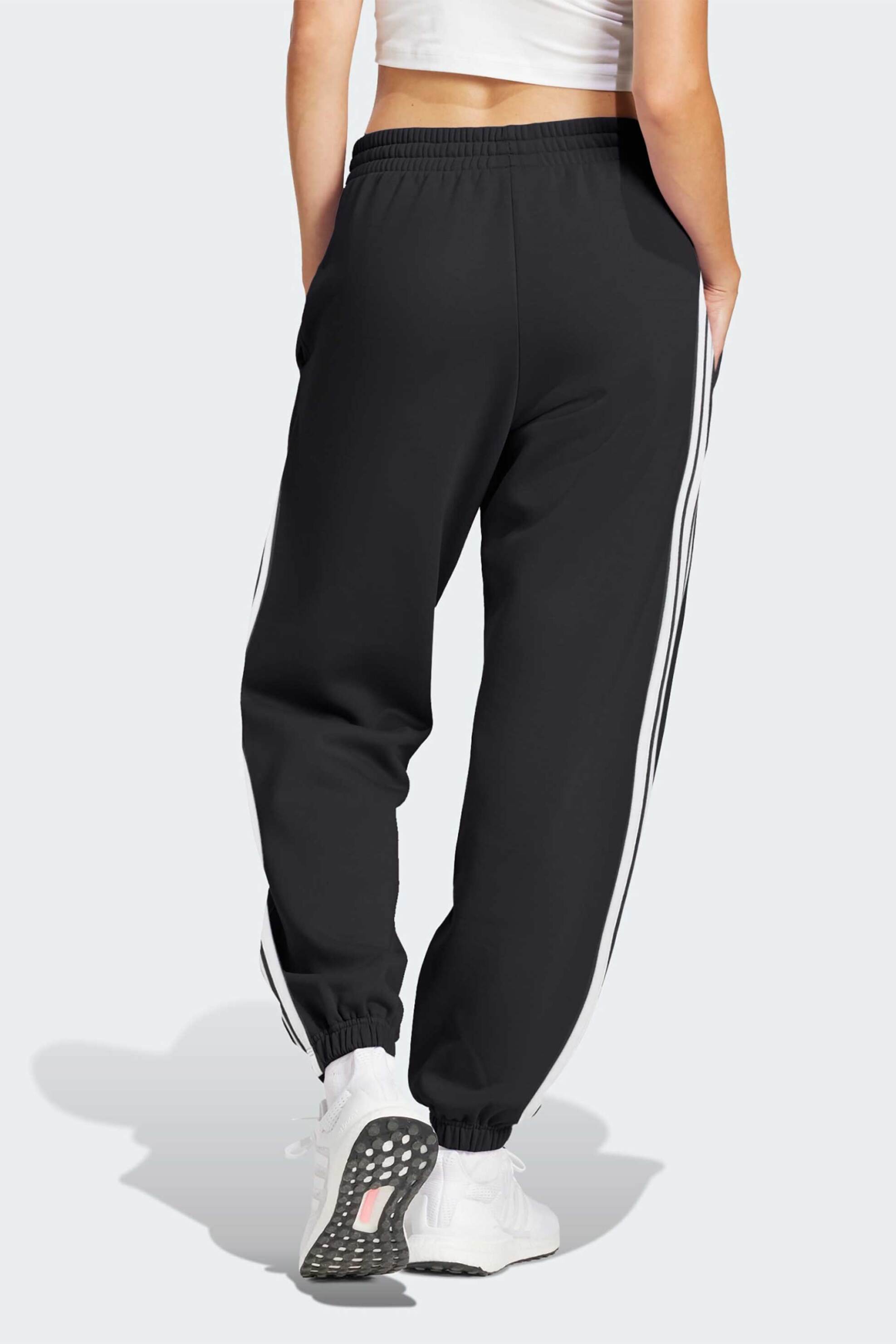 ADIDAS Adidas γυναικείο παντελόνι φόρμας Regular Fit "Essentials 3-Stripes French Terry Cuffed" - JD5302 Μαύρο - 3