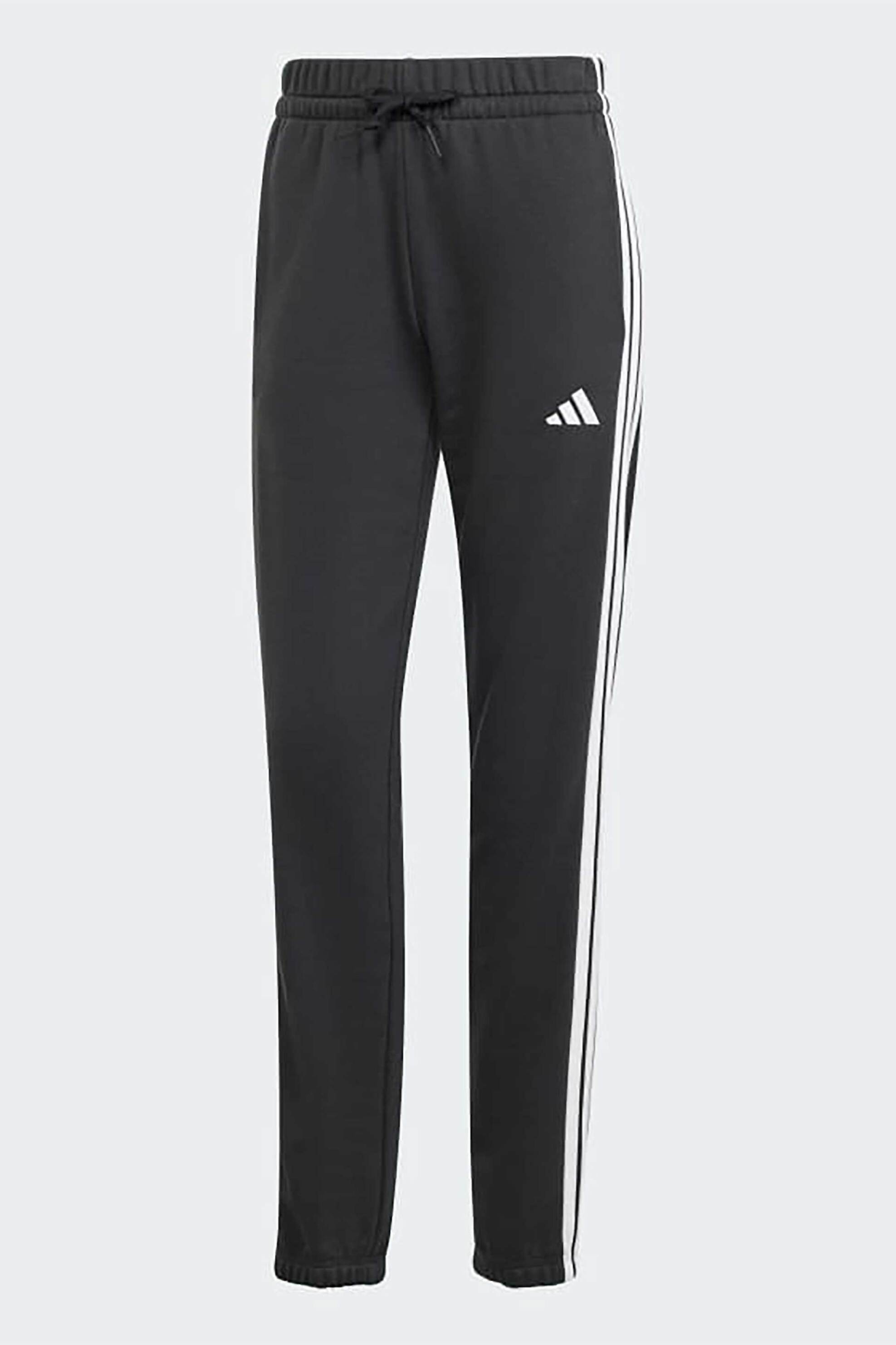Adidas Γυναικείο Παντελόνι Φόρμας Regular Fit Essentials 3-Stripes French Terry Cuffed - Jd5302 Μαύρο